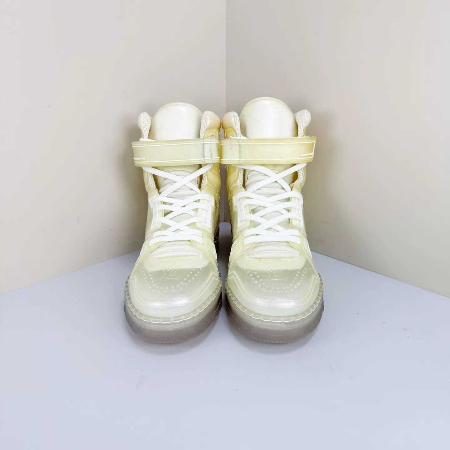Louis Vuitton Louis Vuitton Transparent High Top Trainer Sneakers 5 Size US 6 / EU 39 - 3 Thumbnail