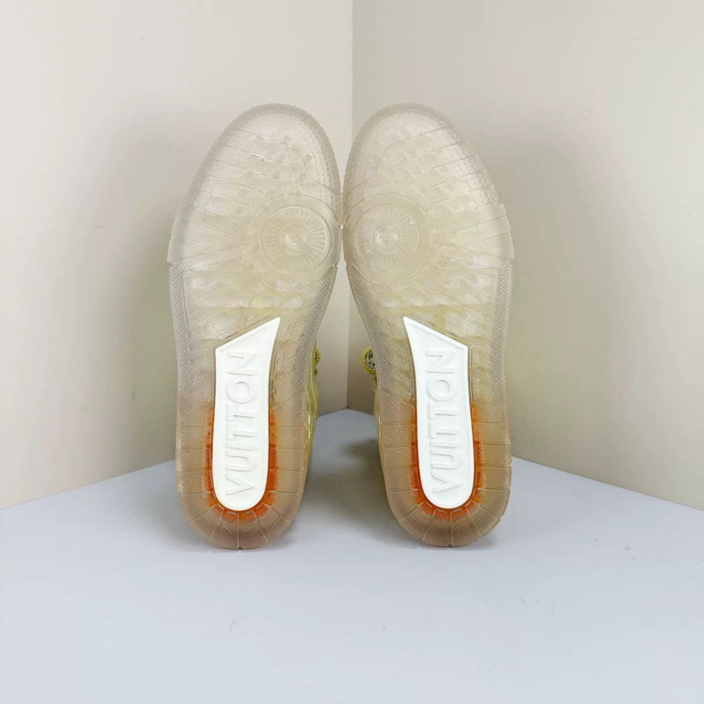 Louis Vuitton Louis Vuitton Transparent High Top Trainer Sneakers 5 Size US 6 / EU 39 - 6 Thumbnail