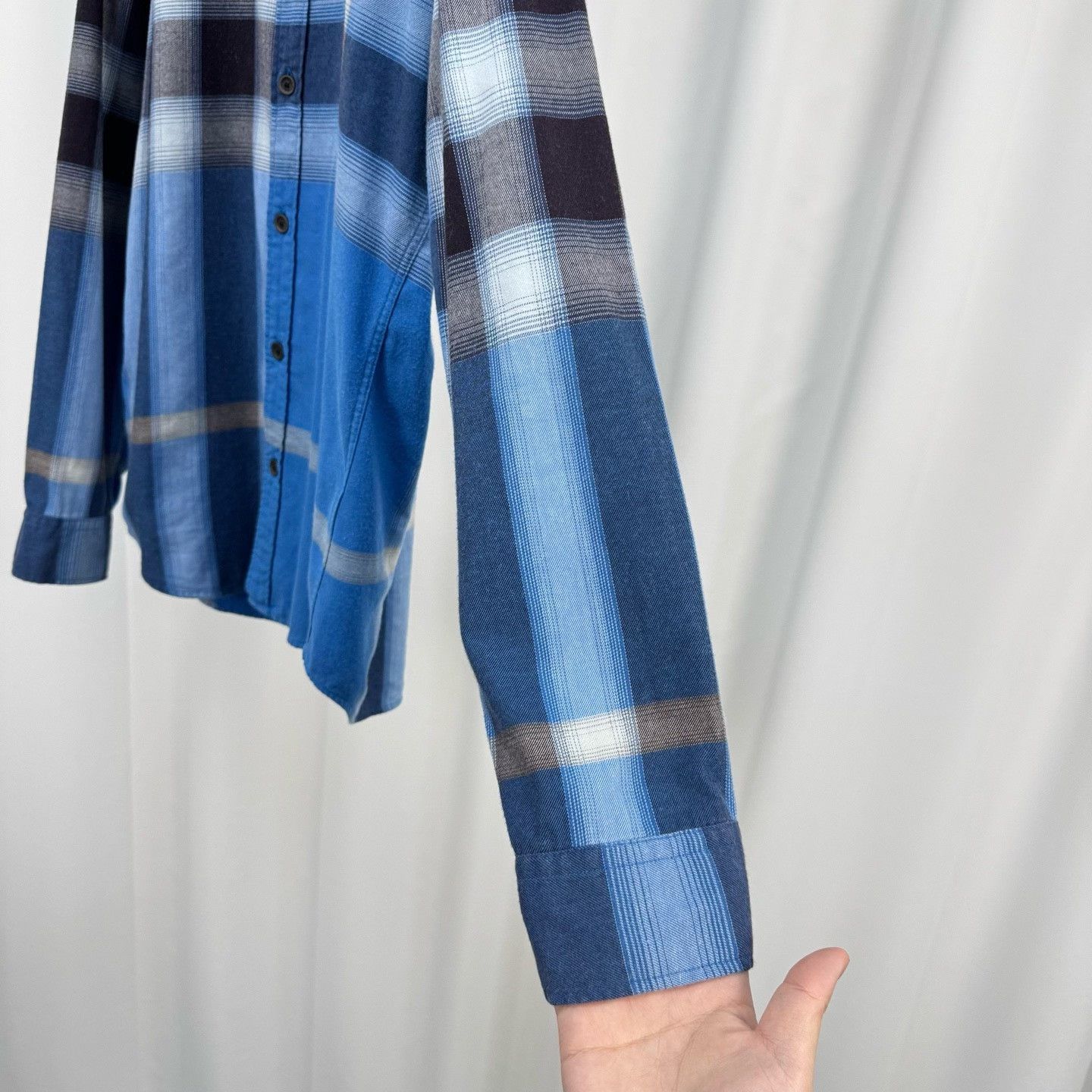 Burberry Burberry Brit Blue Check Button Up Shirt M Size US M / EU 48-50 / 2 - 5 Thumbnail