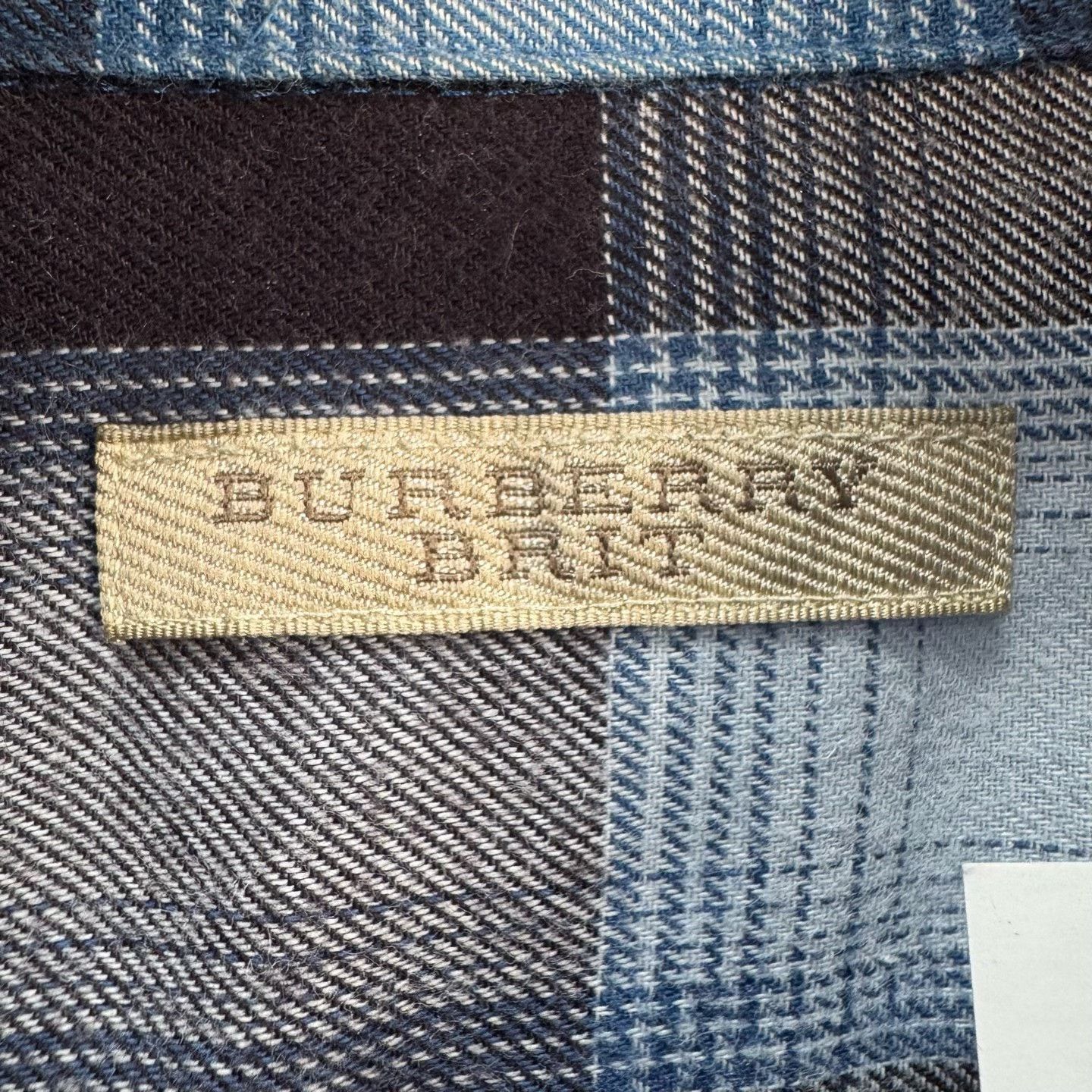 Burberry Burberry Brit Blue Check Button Up Shirt M Size US M / EU 48-50 / 2 - 6 Thumbnail