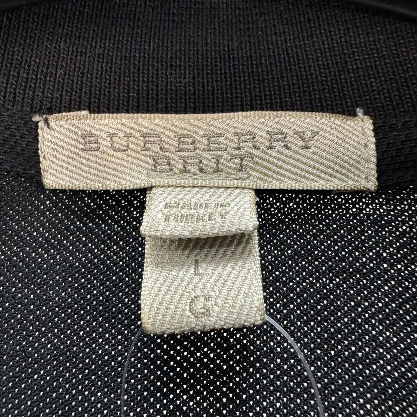 Burberry Burberry Embroidered Logo Long Sleeve Polo Size L Size US L / EU 52-54 / 3 - 6 Thumbnail