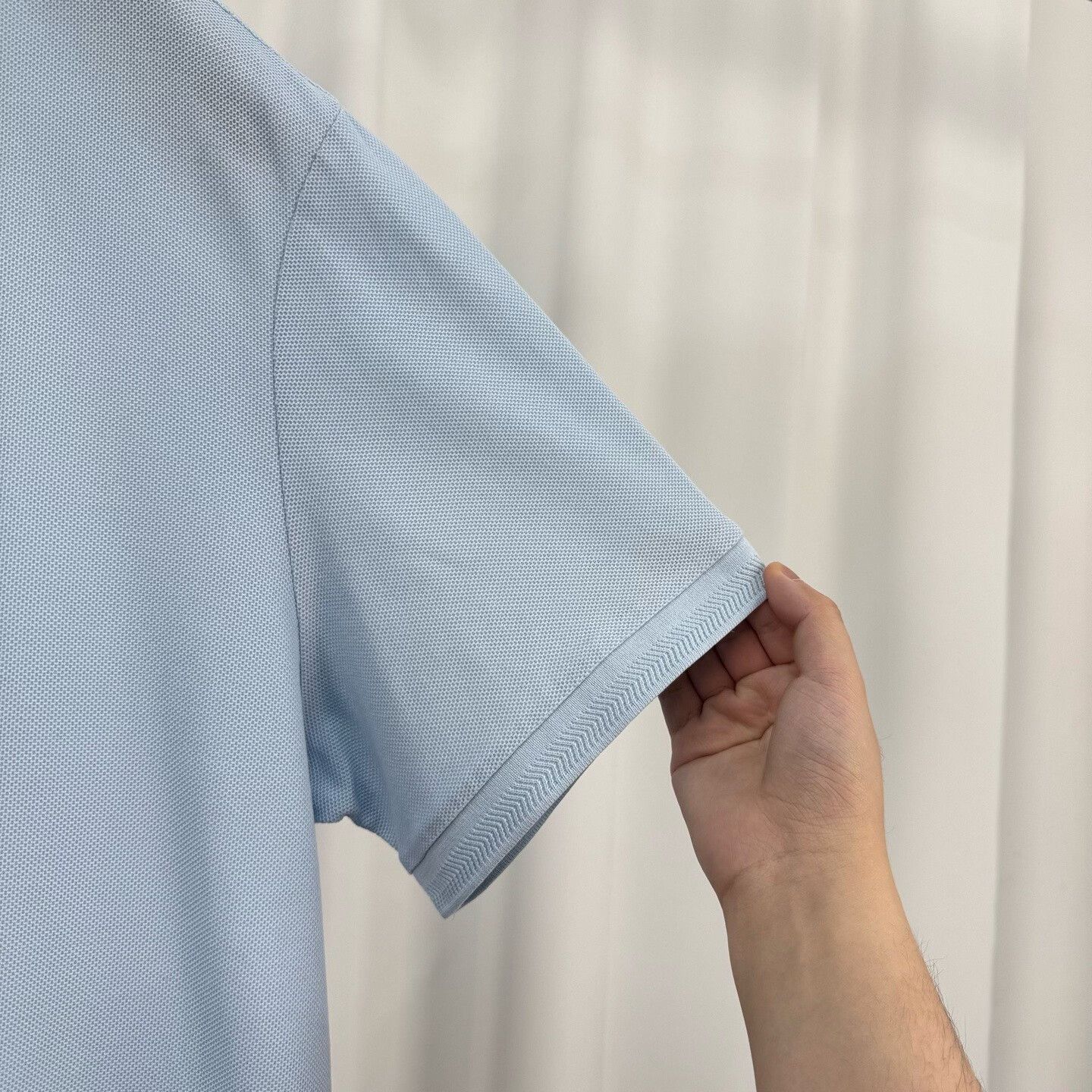 Burberry Burberry Light Blue Pique Cotton Polo XXL Size US XXL / EU 58 / 5 - 5 Thumbnail