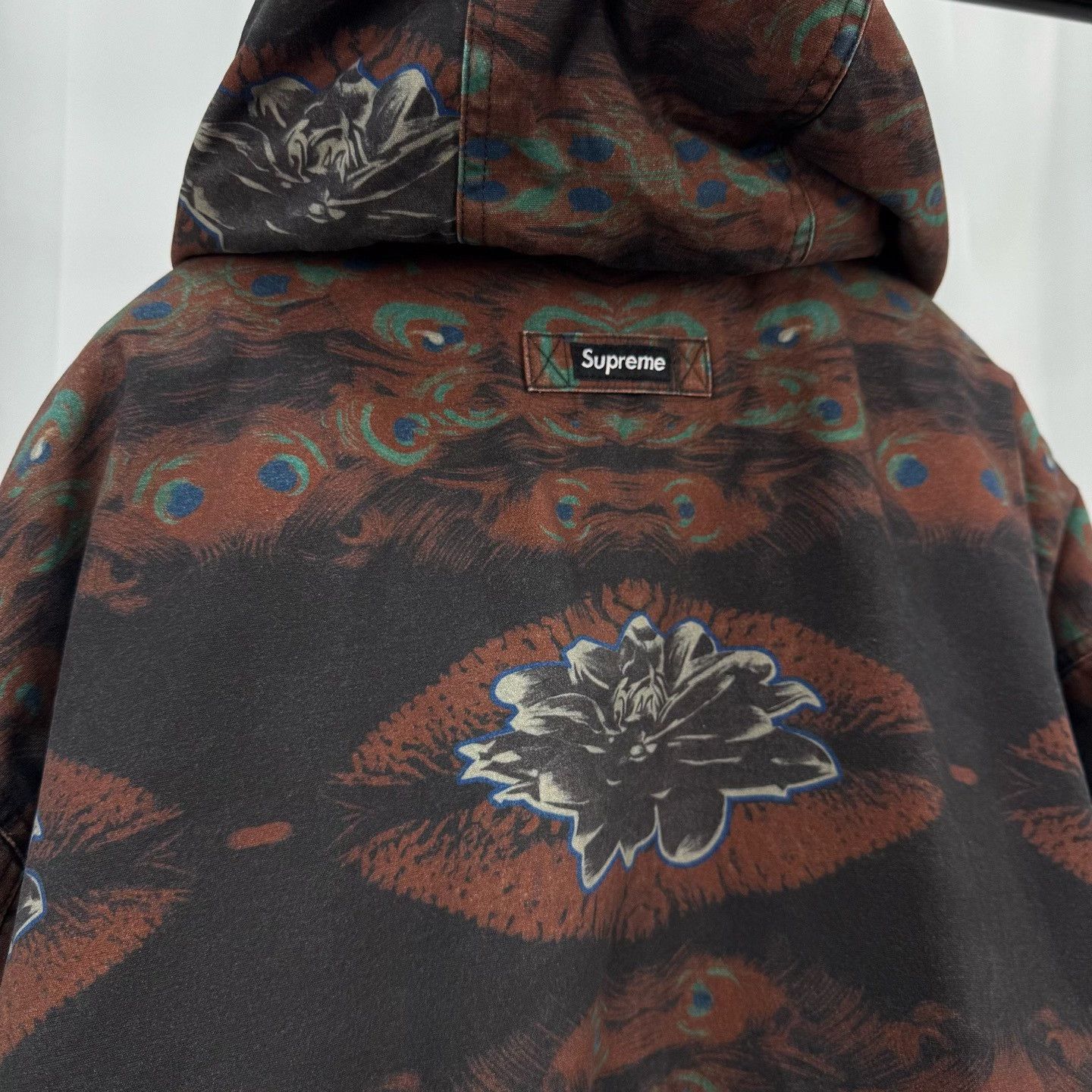 Supreme Supreme Peacock Leather Collar Work Jacket L Size US L / EU 52-54 / 3 - 6 Thumbnail