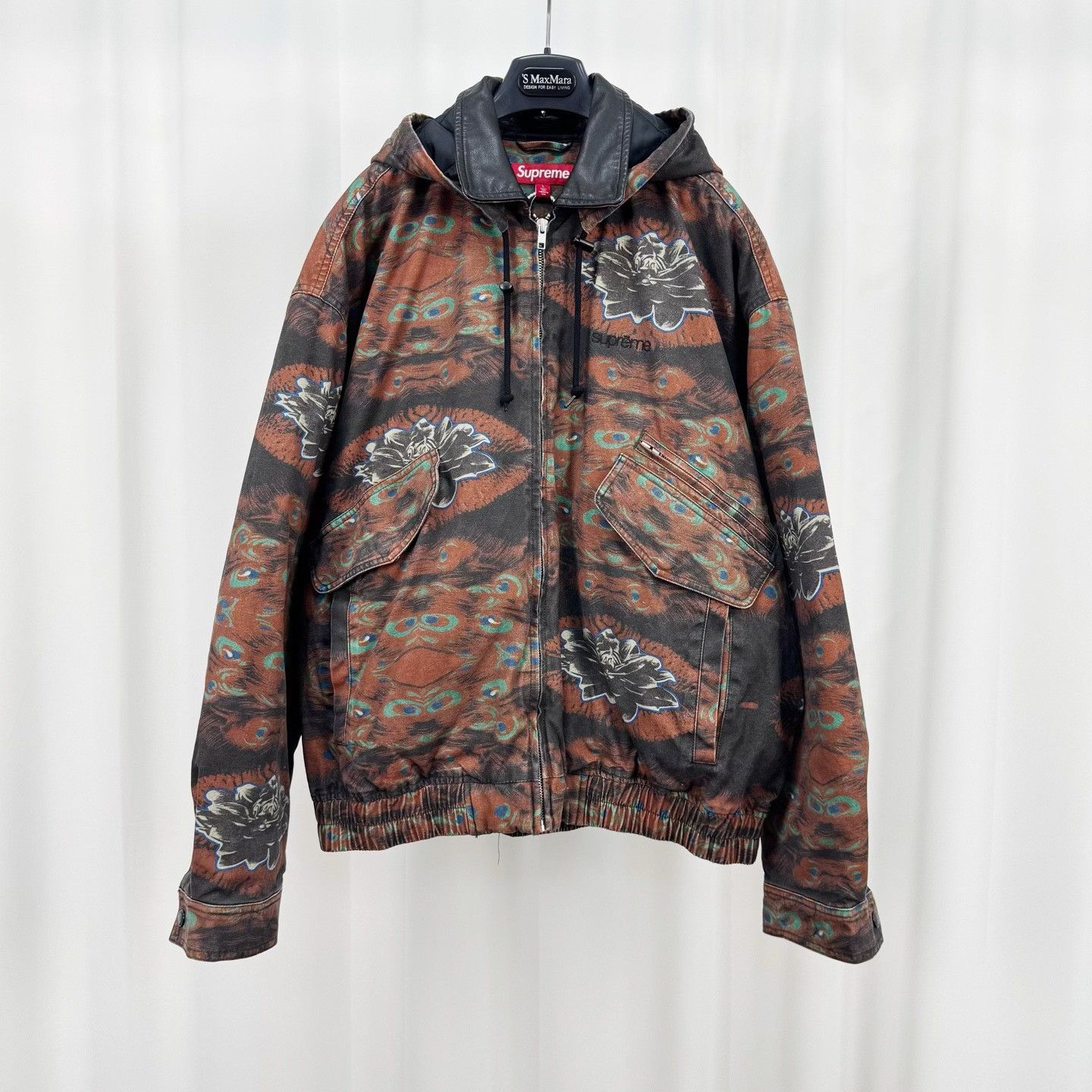 Supreme Supreme Peacock Leather Collar Work Jacket L Size US L / EU 52-54 / 3 - 2 Thumbnail