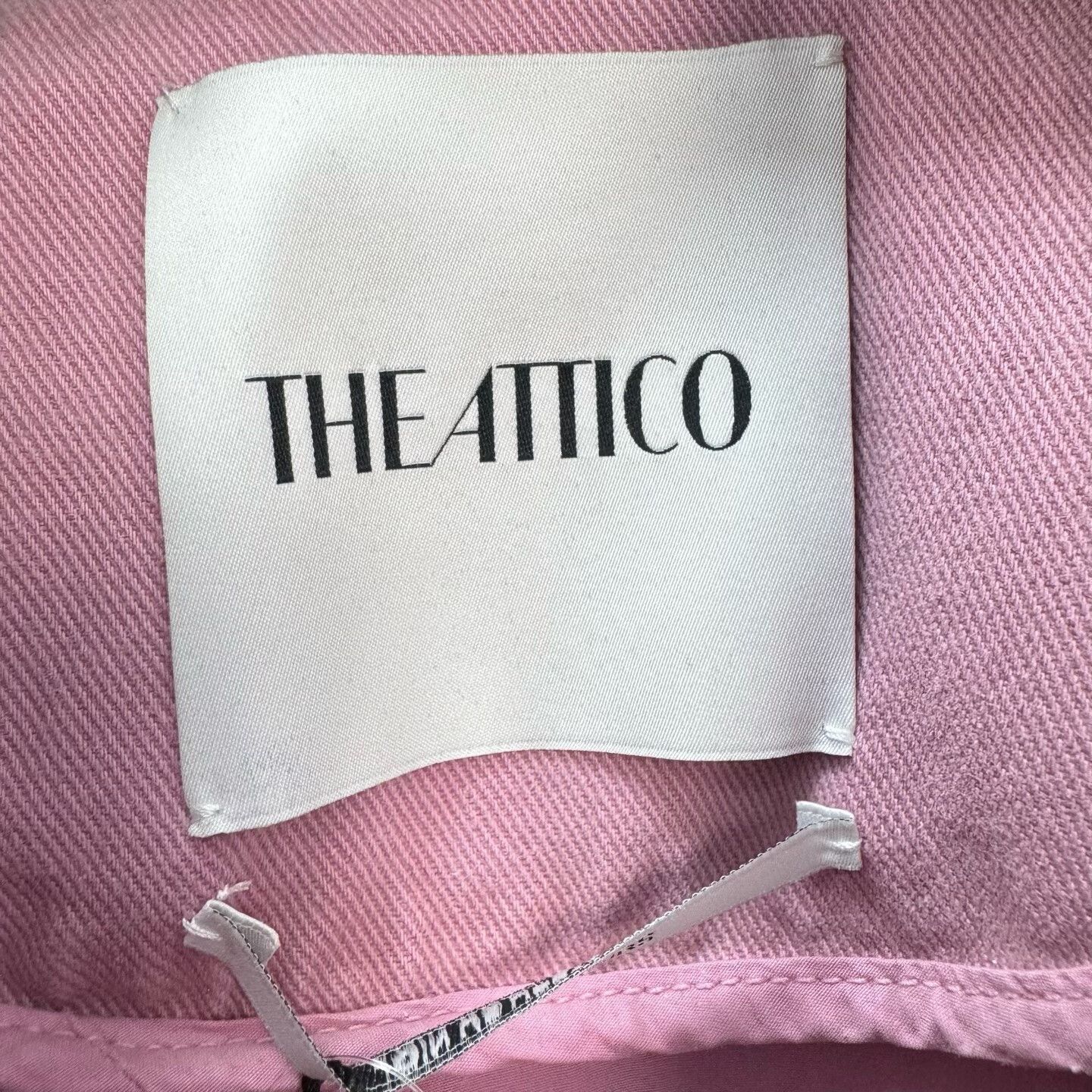 The Attico The Attico Pink Tie-Dye Denim Shirt Jacket 36 Size XS / US 0-2 / IT 36-38 - 7 Thumbnail