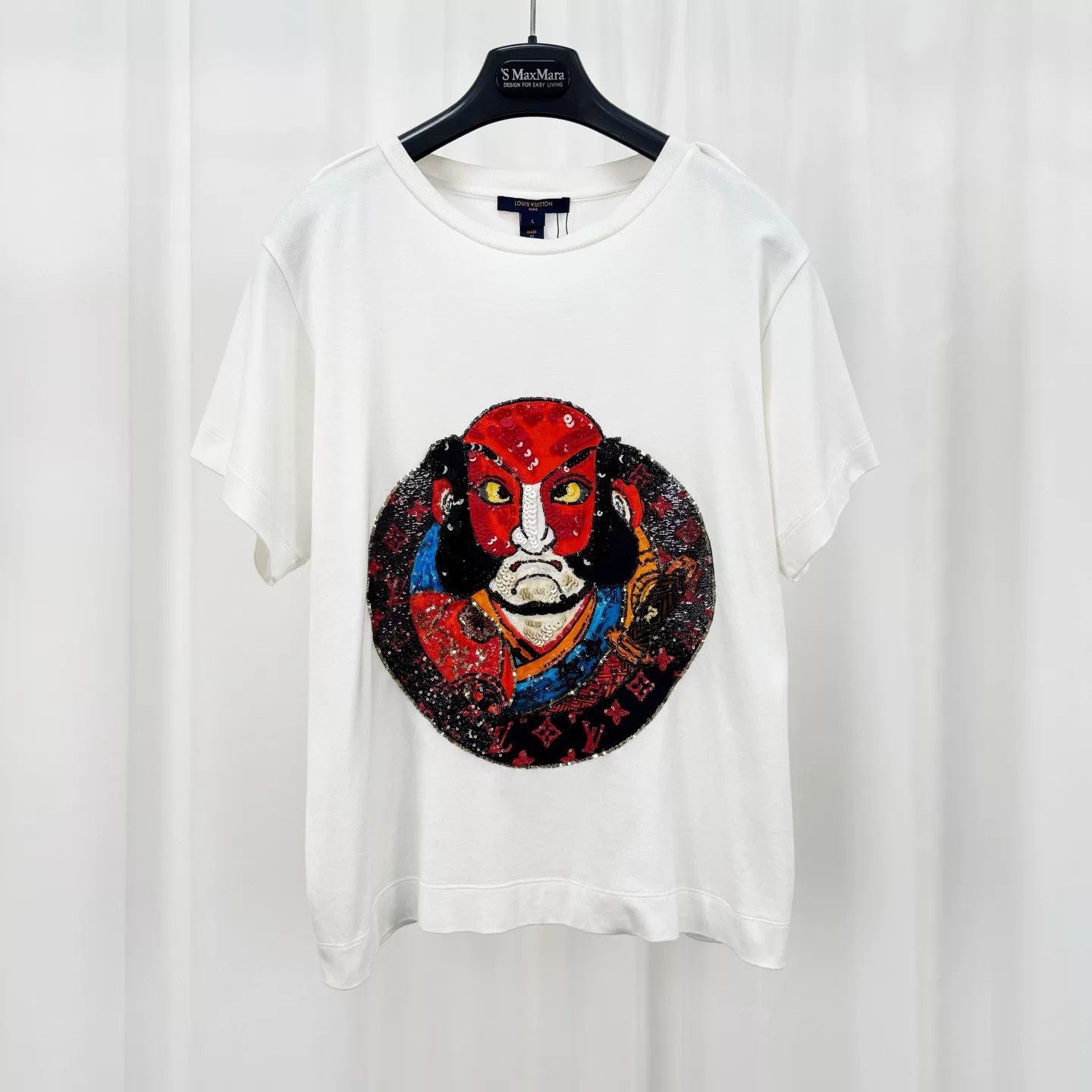 Louis Vuitton Louis Vuitton Sequin Kabuki T-Shirt Size L Size US L / EU 52-54 / 3 - 2 Thumbnail