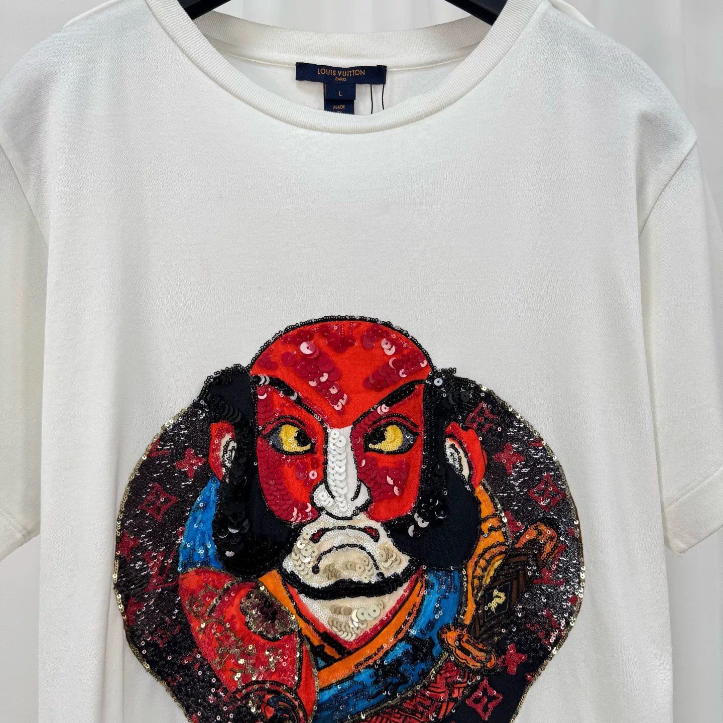 Louis Vuitton Louis Vuitton Sequin Kabuki T-Shirt Size L Size US L / EU 52-54 / 3 - 4 Thumbnail