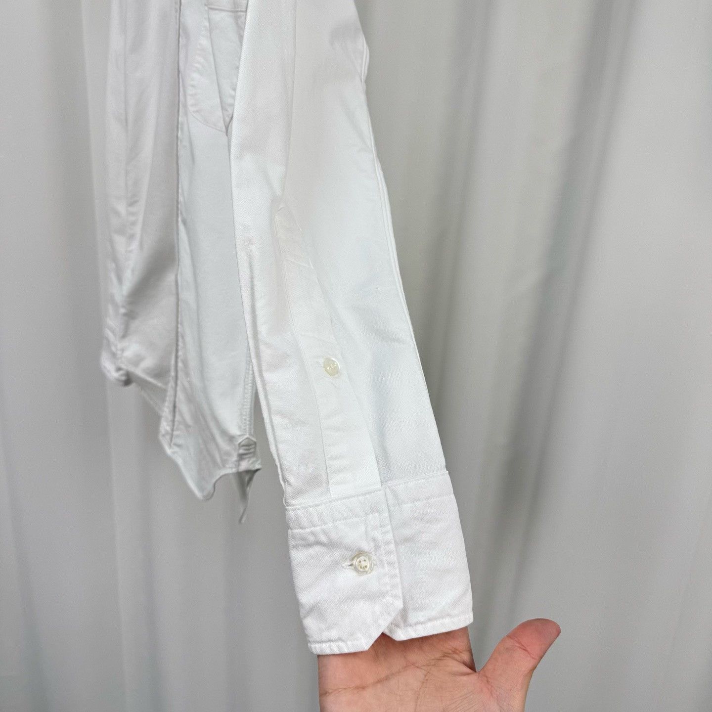 Thom Browne Thom Browne Oxford Grosgrain Placket Shirt Size 0 Size US XS / EU 42 / 0 - 5 Thumbnail