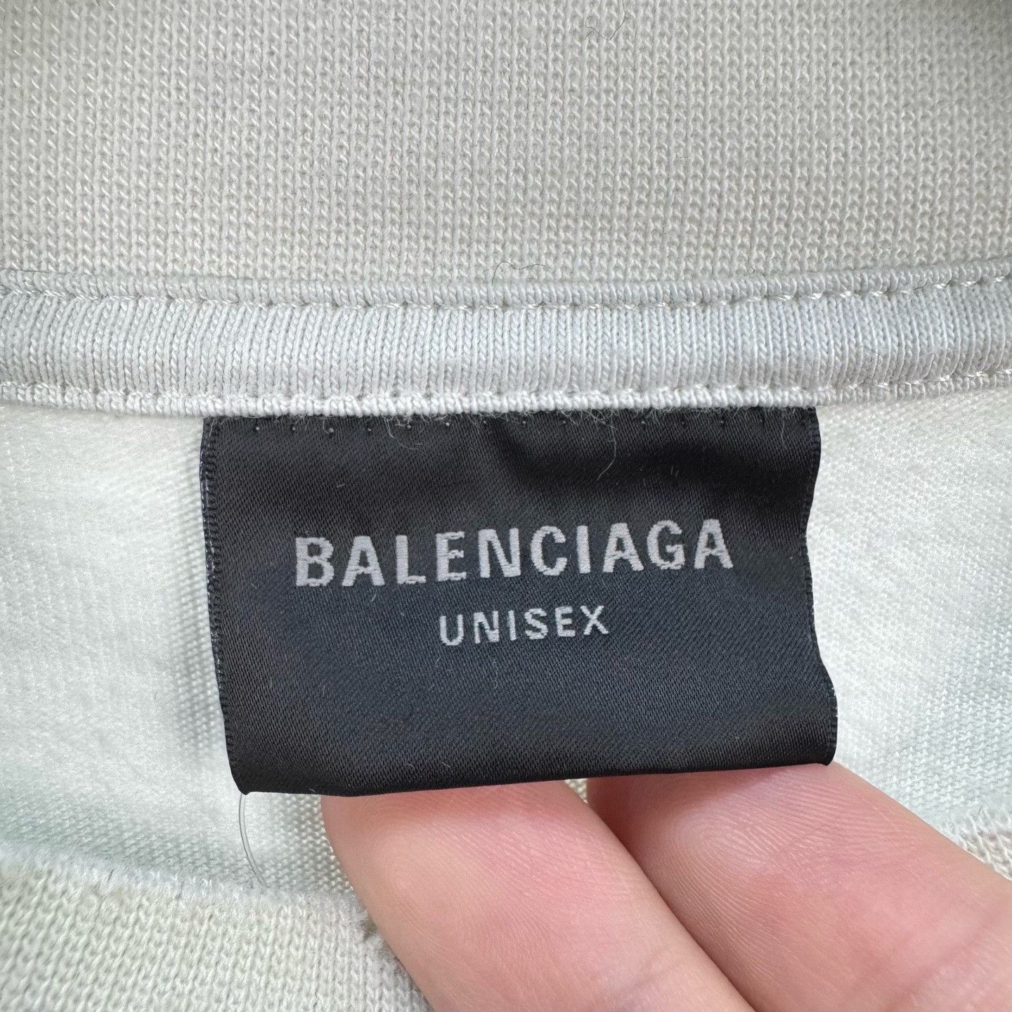 Balenciaga Balenciaga Crest Distressed Long Sleeve T-Shirt Size 2 Size US M / EU 48-50 / 2 - 6 Thumbnail