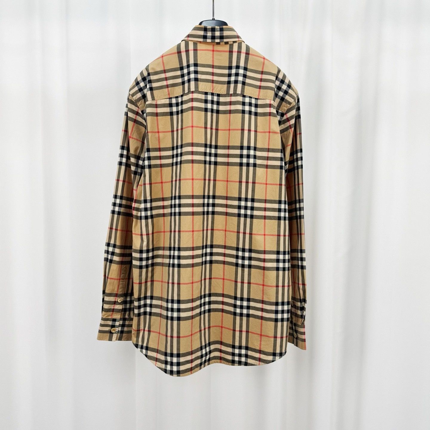 Burberry Burberry Check Cotton Button Up Shirt Size M Size US M / EU 48-50 / 2 - 3 Thumbnail