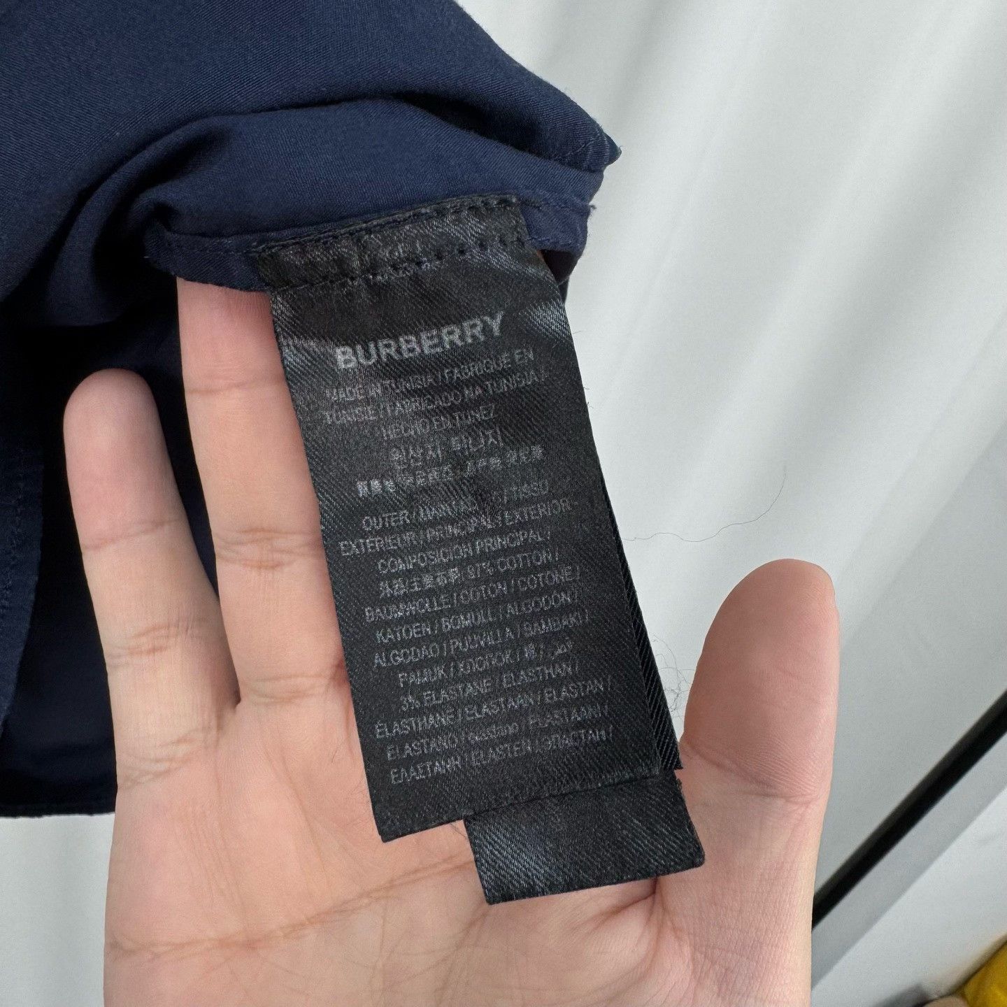 Burberry Burberry Check Cuff Embroidered Shirt Size M Size US M / EU 48-50 / 2 - 7 Thumbnail