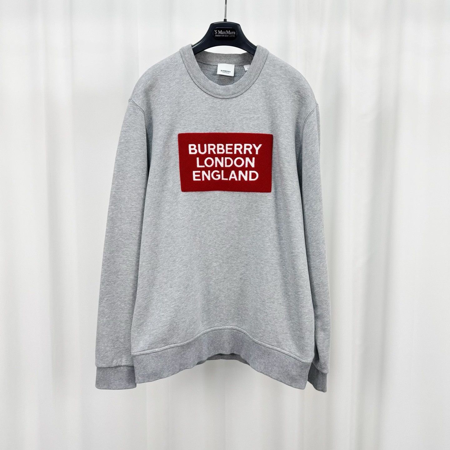 Burberry Burberry Towel Logo Embroidered Sweatshirt Size M Size US M / EU 48-50 / 2 - 2 Thumbnail