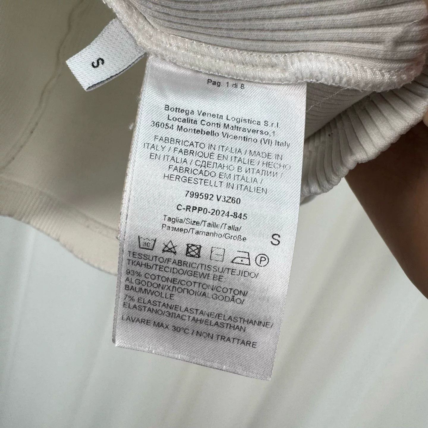 Bottega Veneta Bottega Veneta Logo Patch Ribbed Tank Top S Size US S / EU 44-46 / 1 - 7 Thumbnail