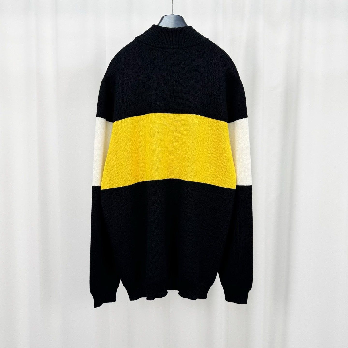Fendi Fendi Roma Logo Colorblock Wool Sweater 56 Size US XL / EU 56 / 4 - 3 Thumbnail