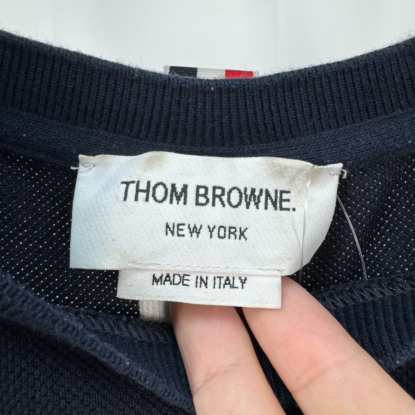 Thom Browne Thom Browne Tricolor Stripe T-Shirt Size 2 Size US M / EU 48-50 / 2 - 7 Thumbnail