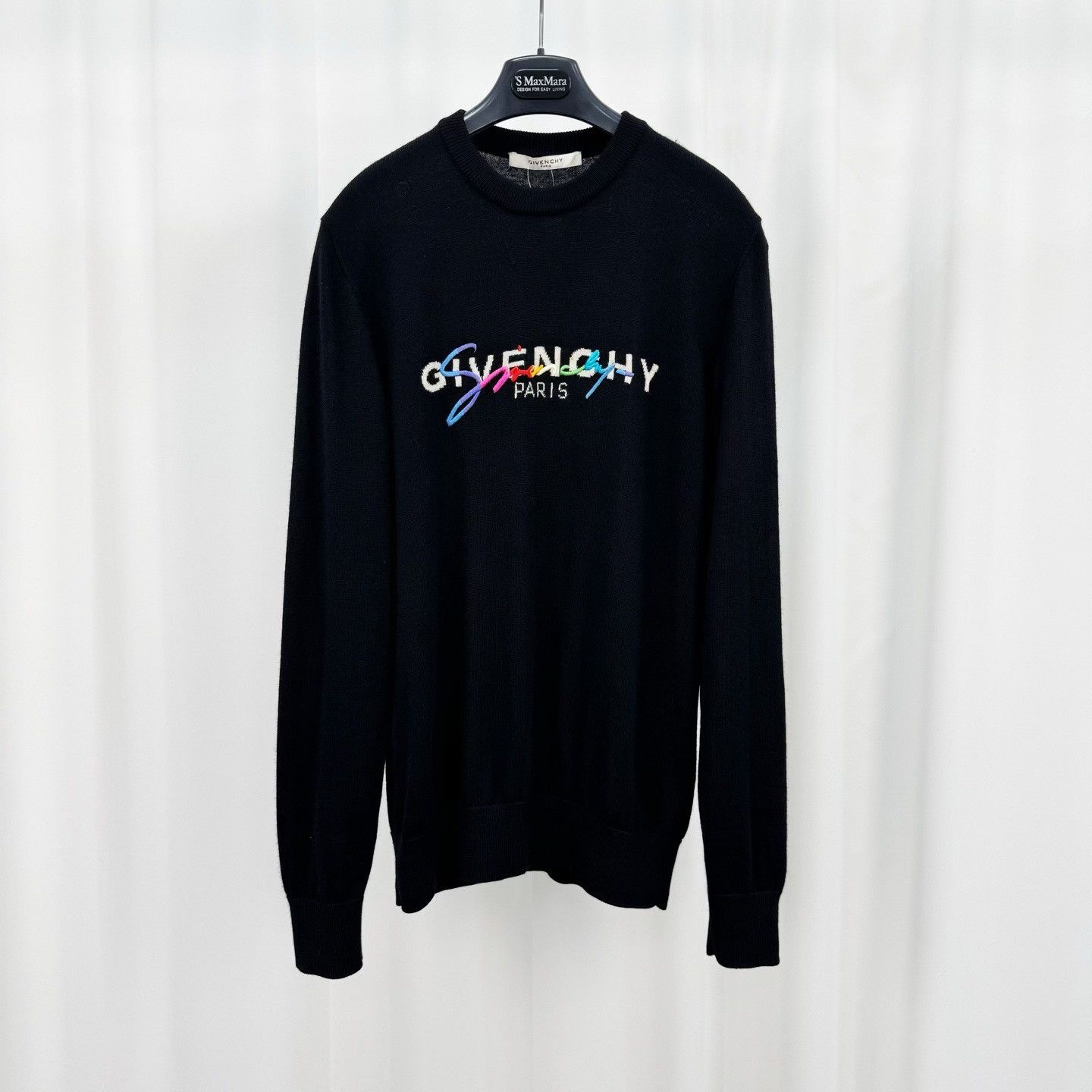 Givenchy Givenchy Rainbow Embroidery Wool Sweater S Size US S / EU 44-46 / 1 - 2 Thumbnail