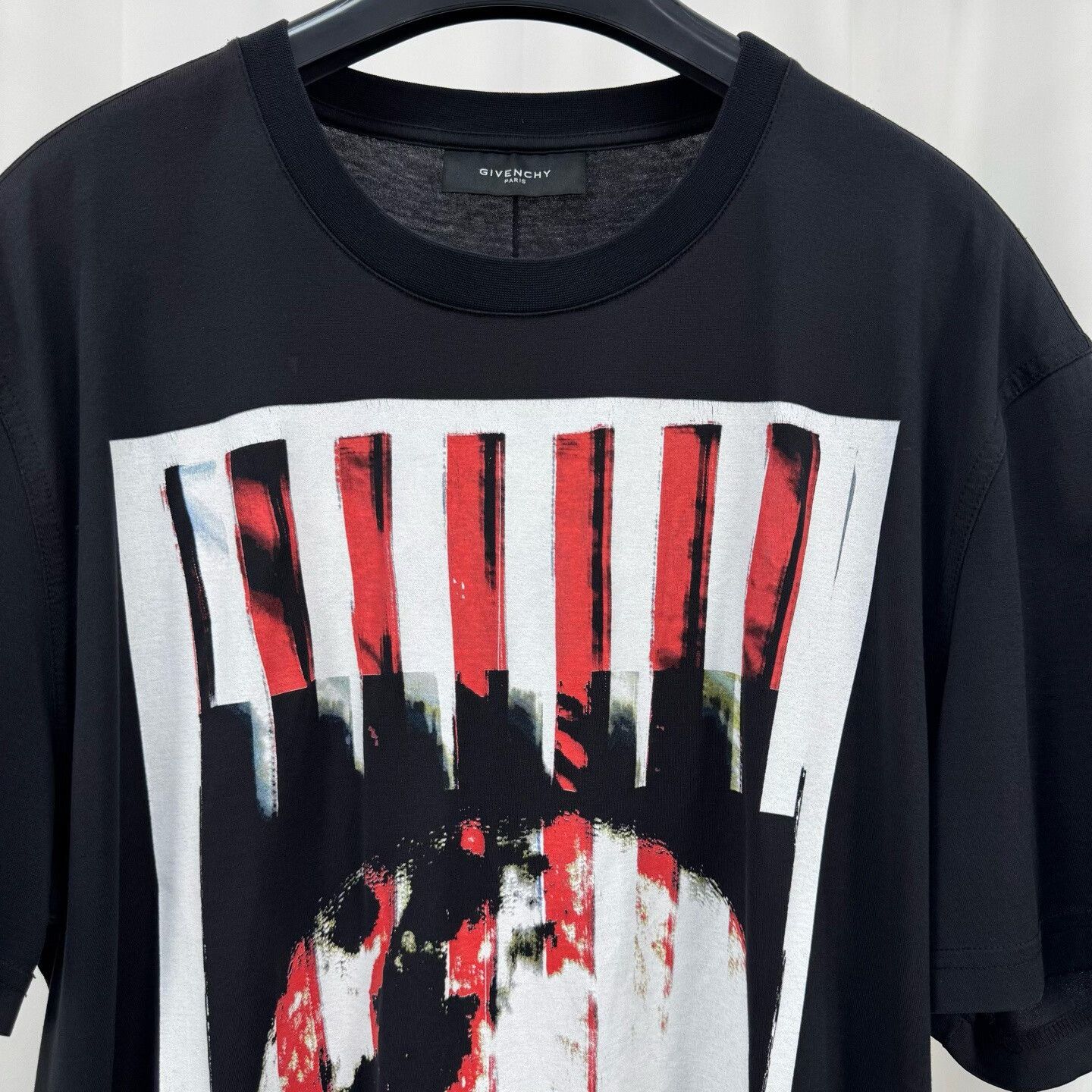 Givenchy Givenchy Flag Graphic Print T-Shirt Size XL Size US XL / EU 56 / 4 - 4 Thumbnail