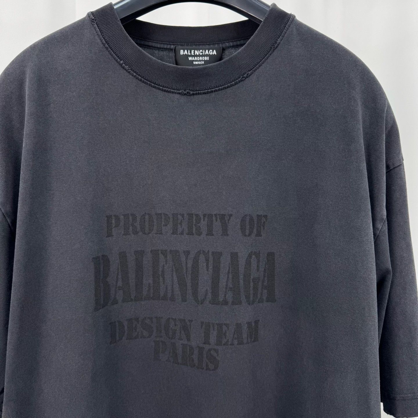 Balenciaga Balenciaga Property Of Washed T-Shirt Size S Size US S / EU 44-46 / 1 - 4 Thumbnail