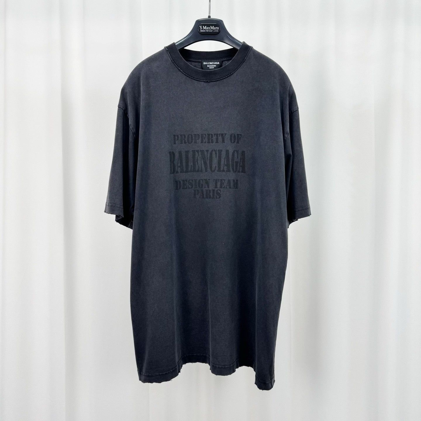 Balenciaga Balenciaga Property Of Washed T-Shirt Size S Size US S / EU 44-46 / 1 - 2 Thumbnail