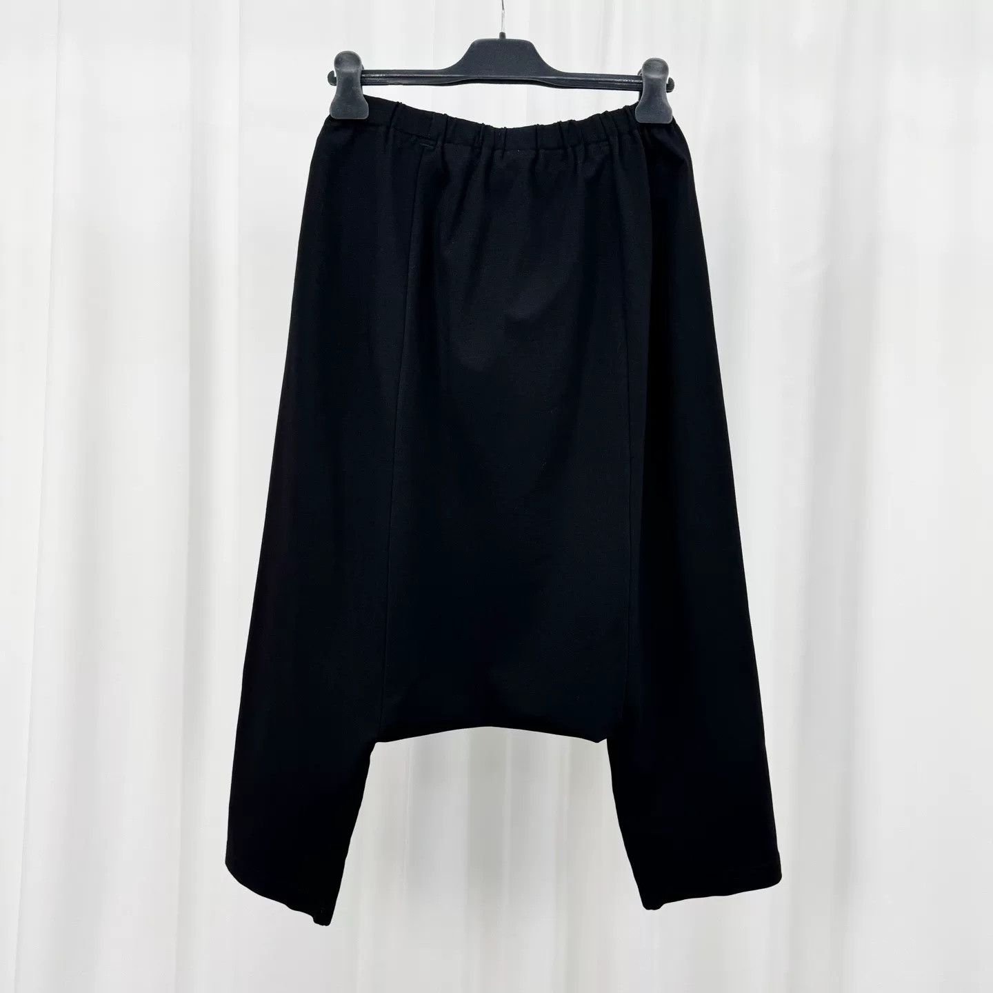 Comme des Garcons Comme des Garcons Black Drop Crotch Pants Size M Size US 32 / EU 48 - 3 Thumbnail