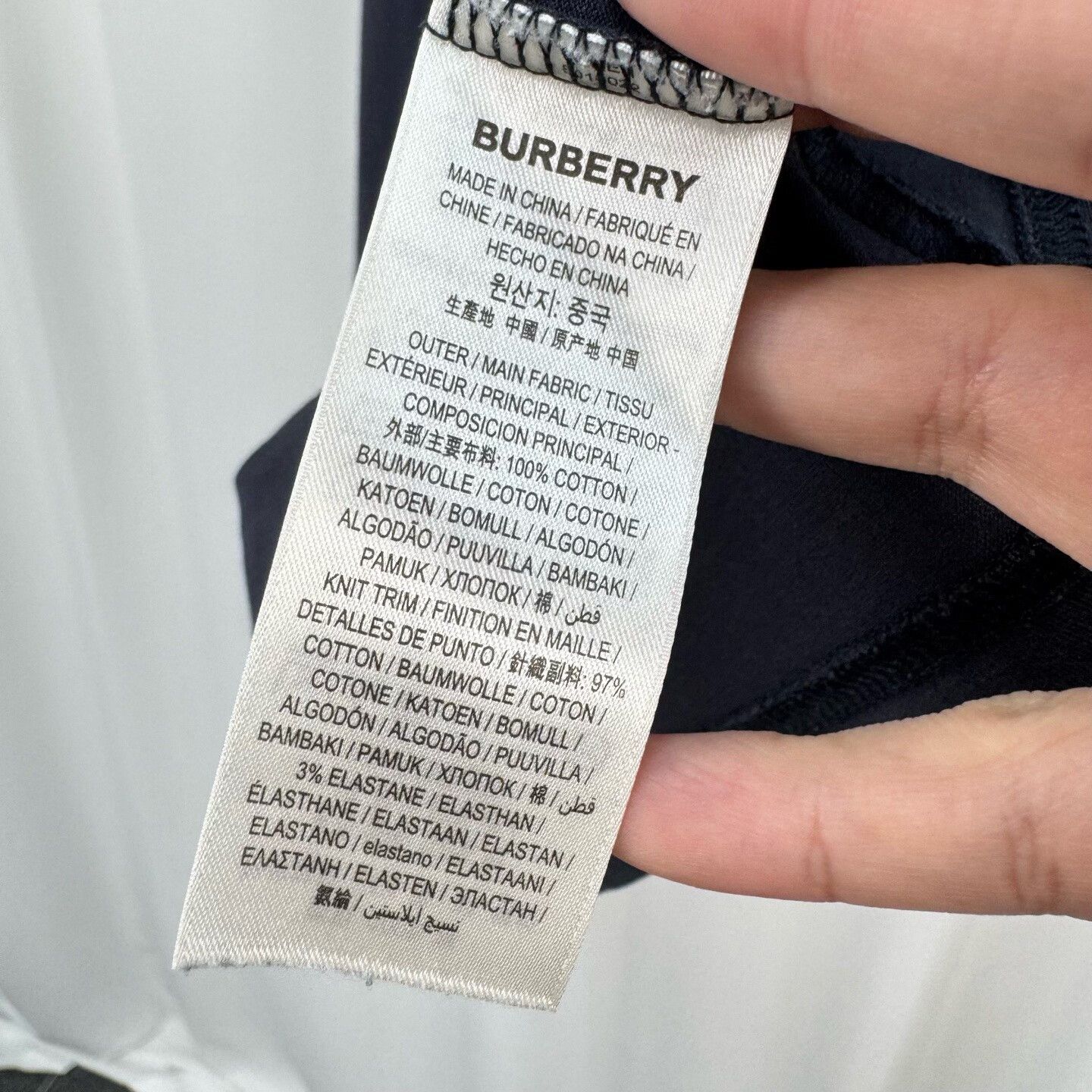Burberry Burberry Embroidered TB Monogram T-Shirt S Size US S / EU 44-46 / 1 - 8 Thumbnail