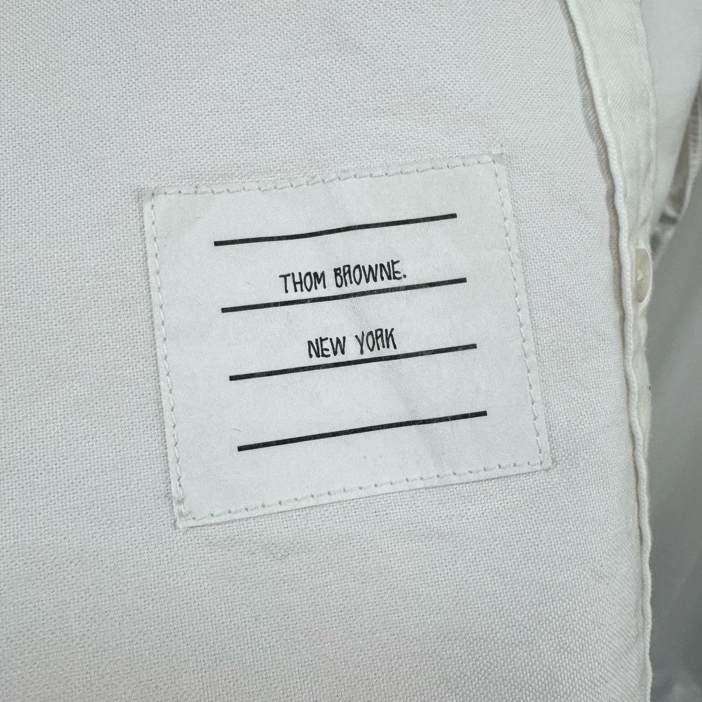 Thom Browne Thom Browne Tri-Color Tab Oxford Shirt 42 Size US L / EU 52-54 / 3 - 6 Thumbnail
