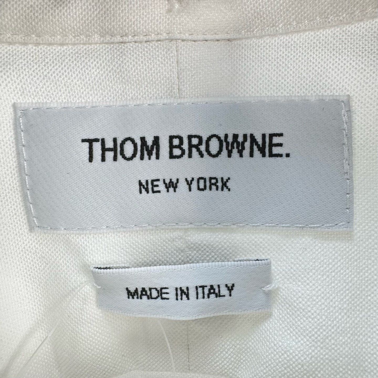 Thom Browne Thom Browne Tri-Color Tab Oxford Shirt 42 Size US L / EU 52-54 / 3 - 7 Thumbnail