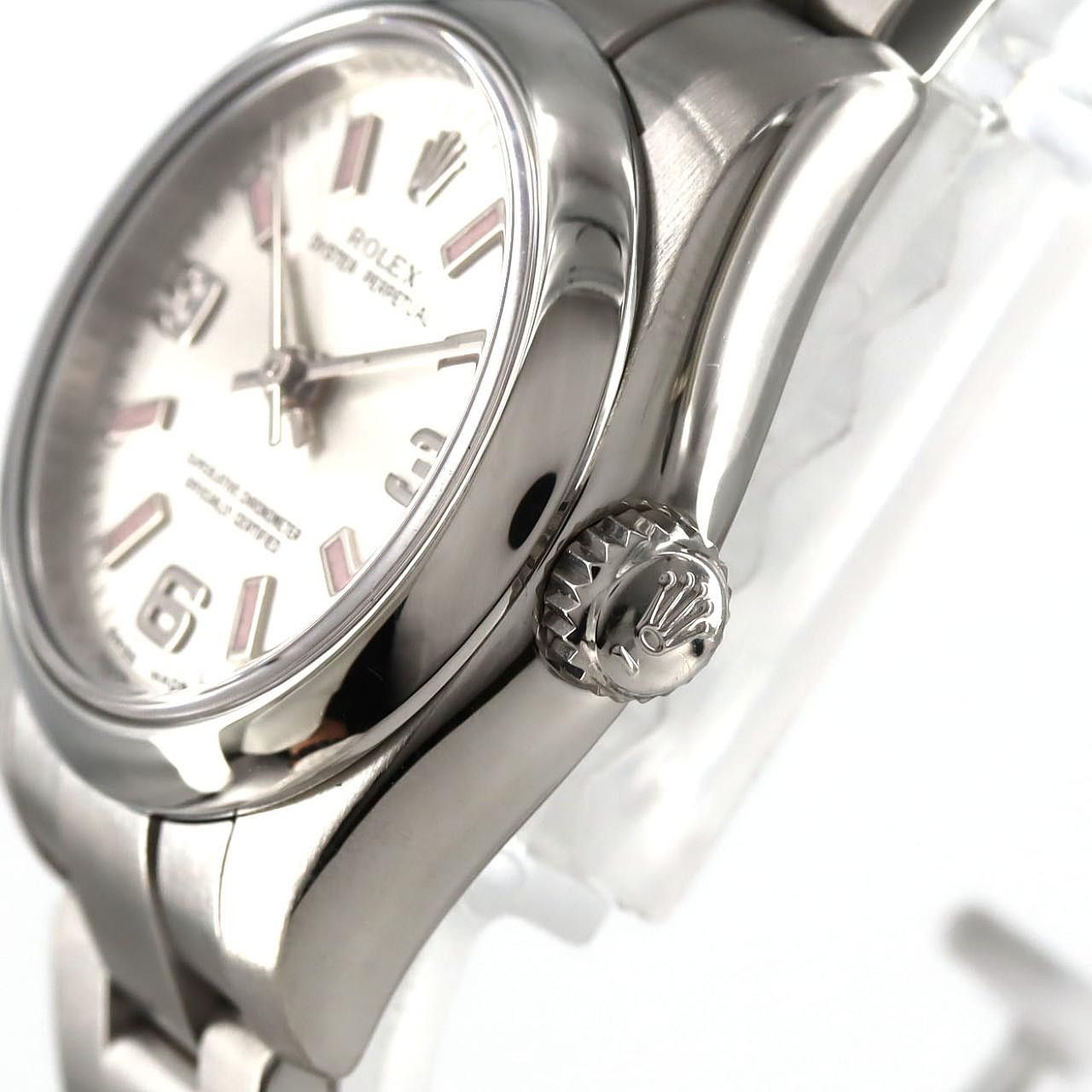 Rolex Rolex Rolex Oyster Perpetual Stainless Steel Watch Metal Automatic 176200 DUTY FREE for USA Size ONE SIZE - 4 Thumbnail