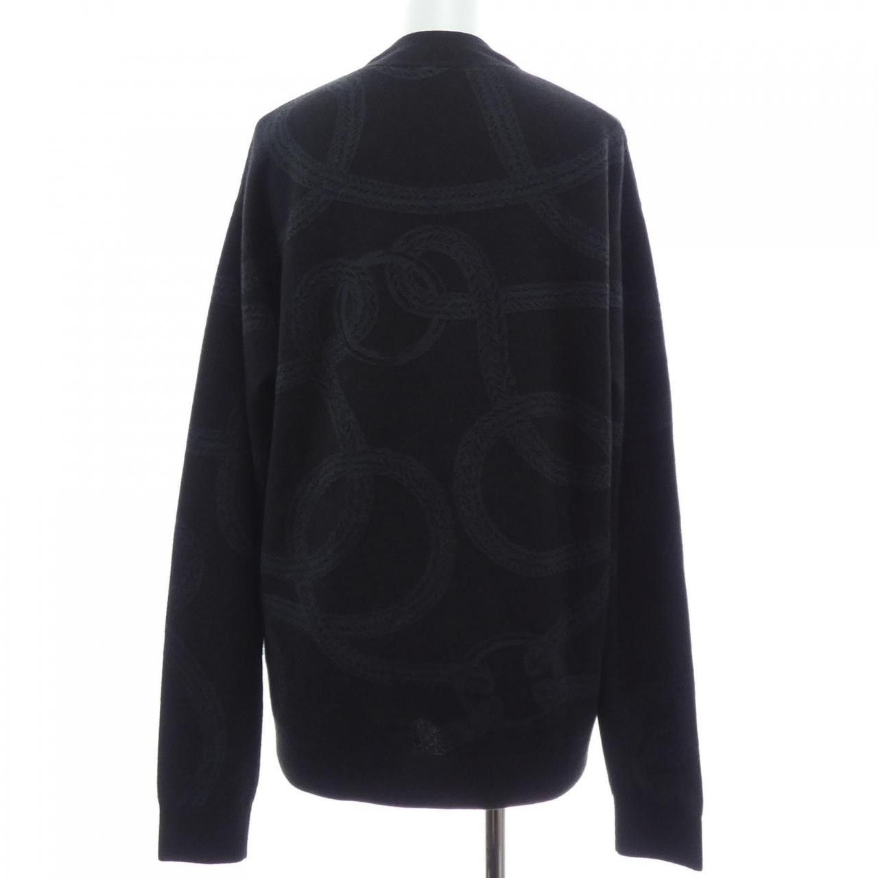 Hermes Hermes Hermes Parfums Remix Cashmere Cardigan Textile Tops DUTY FREE for USA Size ONE SIZE - 2 Thumbnail