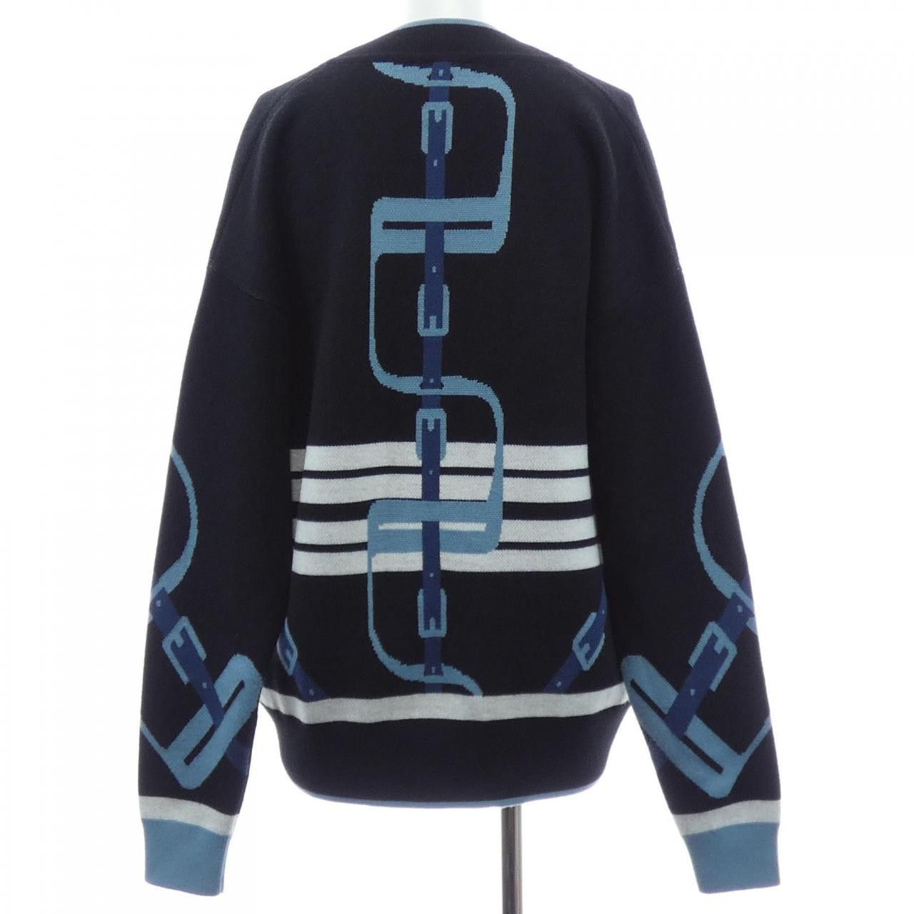 Hermes Hermes Hermes Maba Cardigan Textile Tops DUTY FREE for USA Size ONE SIZE - 2 Thumbnail