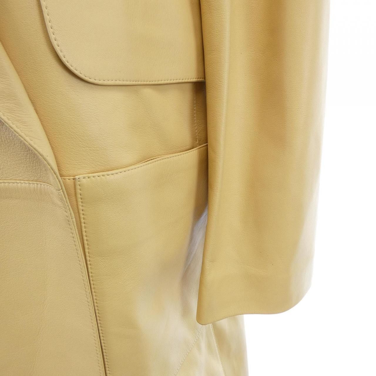 Chanel Chanel Chanel Leather Coat Leather Outerwear P27786V30011 DUTY FREE for USA Size ONE SIZE - 6 Thumbnail