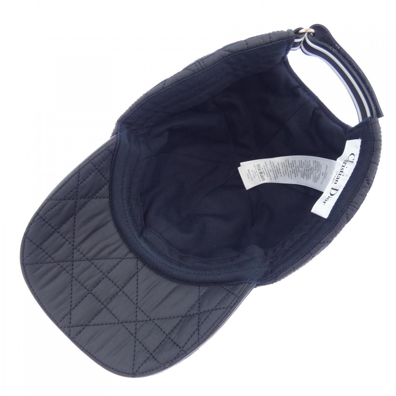 Dior Dior Christian Dior D-PLAYER Quilted Leather Cap Textile Hats 25PCA922A153 DUTY FREE for USA Size ONE SIZE - 5 Thumbnail
