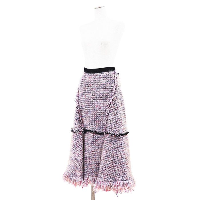 Other Other BLAMINK Fancy Tweed Long Skirt Textile Skirts DUTY FREE for USA Size ONE SIZE - 2 Thumbnail