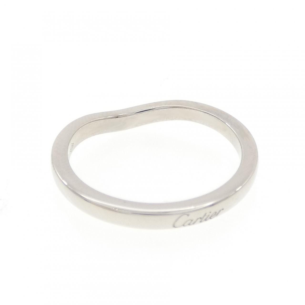 Cartier Cartier Cartier Ballerine Platinum Ring Size 47 Precious Metal Ring DUTY FREE for USA Size ONE SIZE - 4 Thumbnail