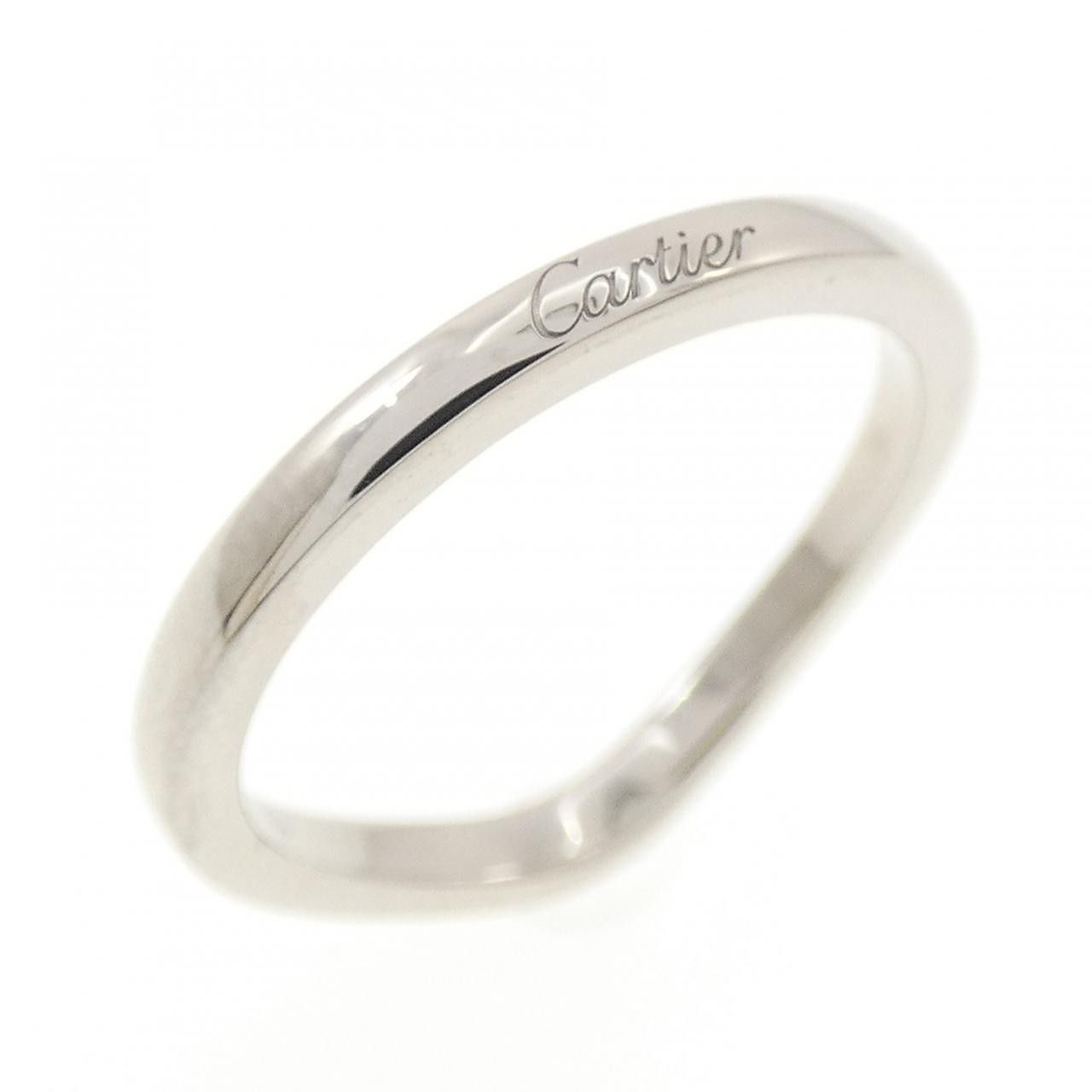 Cartier Cartier Cartier Ballerine Platinum Ring Size 47 Precious Metal Ring DUTY FREE for USA Size ONE SIZE - 2 Thumbnail