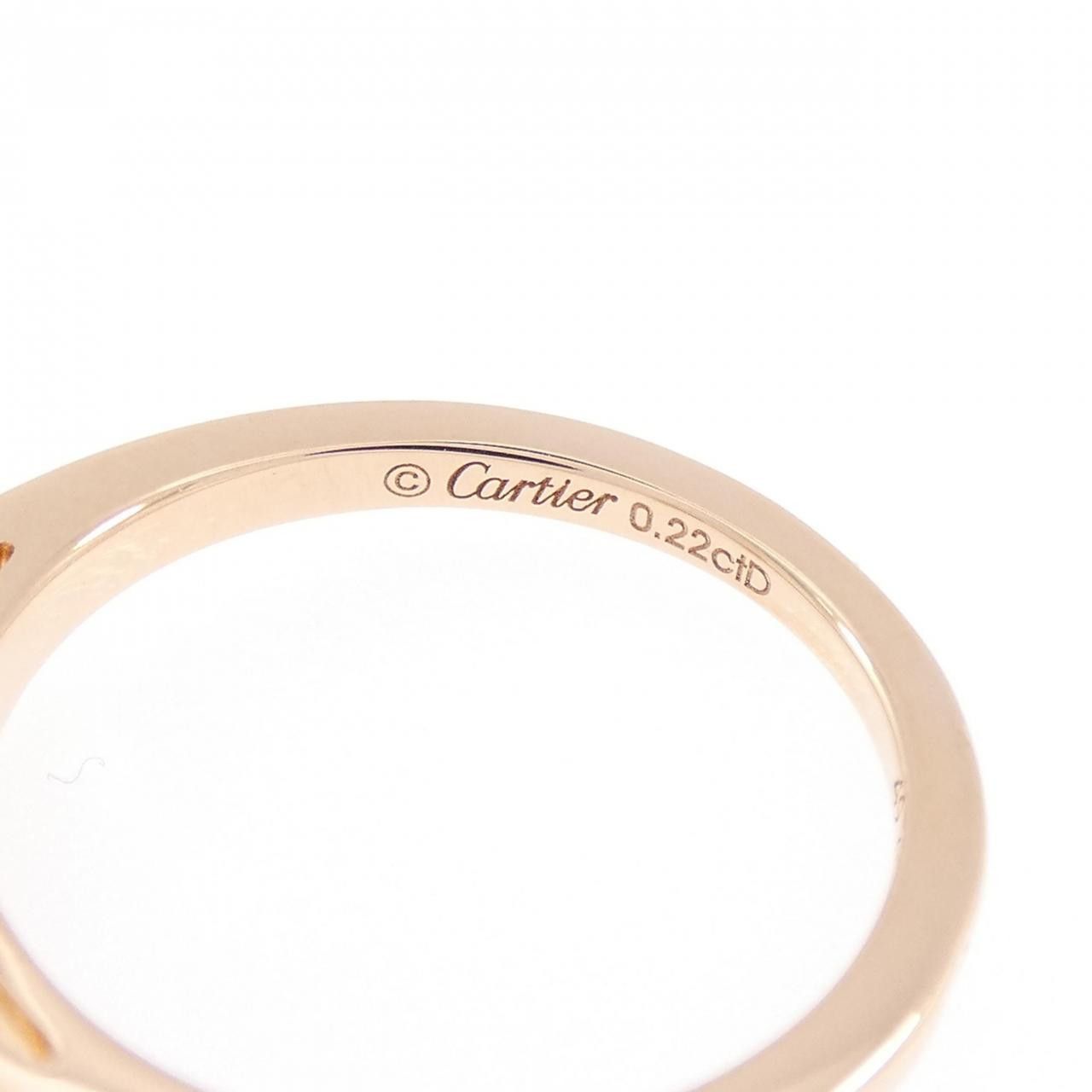 Cartier Cartier Cartier Ballerine 750 Pink Gold Diamond Ring Size 9 Precious Metal Ring DUTY FREE for USA Size ONE SIZE - 4 Thumbnail