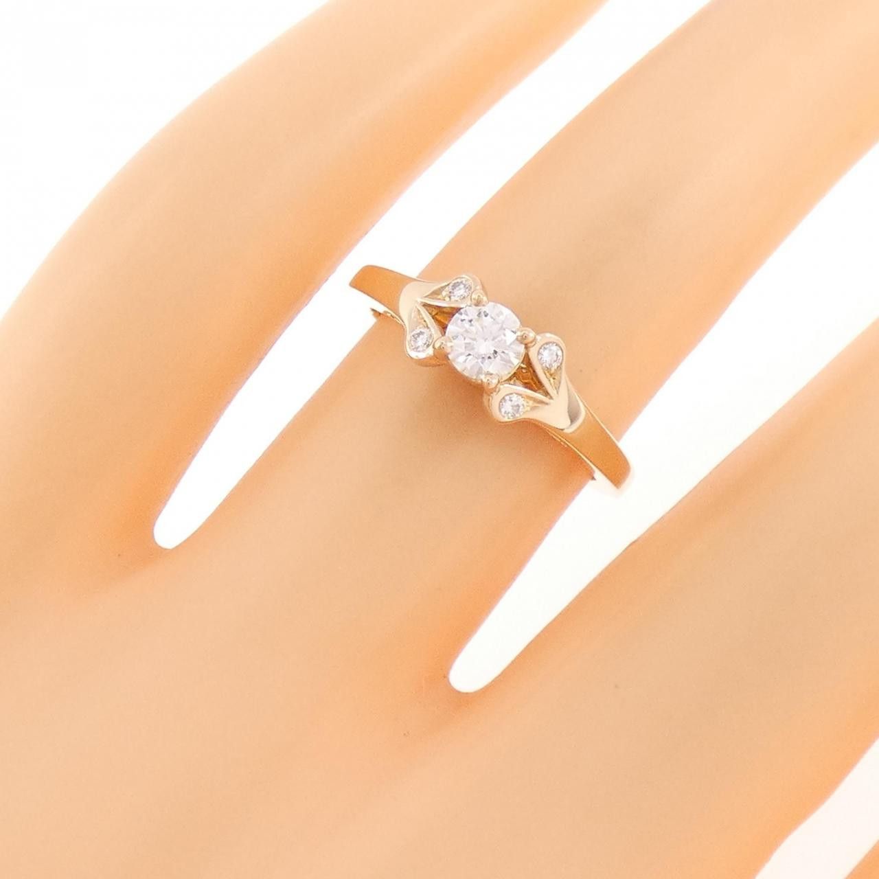 Cartier Cartier Cartier Ballerine 750 Pink Gold Diamond Ring Size 9 Precious Metal Ring DUTY FREE for USA Size ONE SIZE - 5 Thumbnail