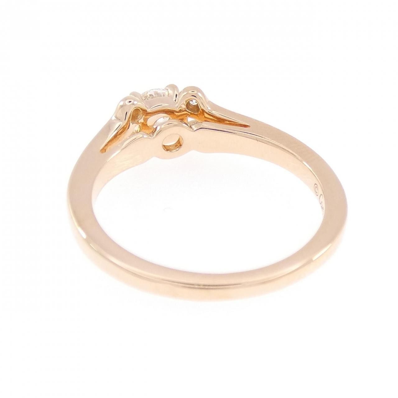 Cartier Cartier Cartier Ballerine 750 Pink Gold Diamond Ring Size 9 Precious Metal Ring DUTY FREE for USA Size ONE SIZE - 3 Thumbnail
