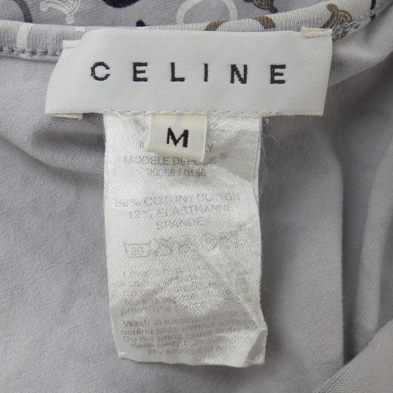 Celine Celine CELINE T Shirt Textile T-Shirts 20358/0156 DUTY FREE for USA Size ONE SIZE - 3 Thumbnail