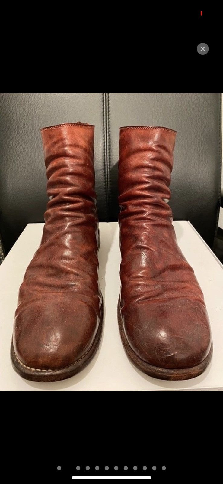 Guidi Guidi backzips oxblood. For specified buyer Size US 11 / EU 44 - 2 Thumbnail
