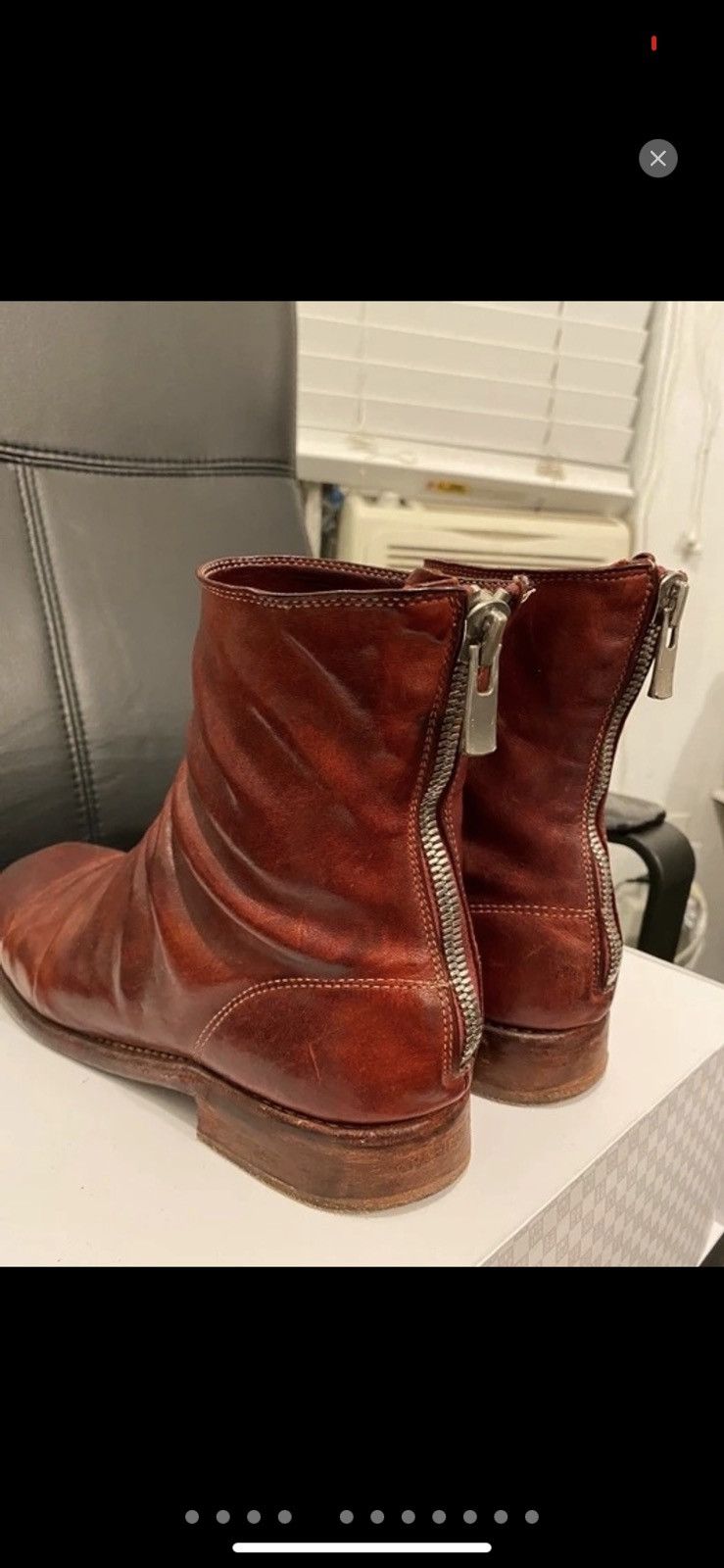 Guidi Guidi backzips oxblood. For specified buyer Size US 11 / EU 44 - 5 Thumbnail