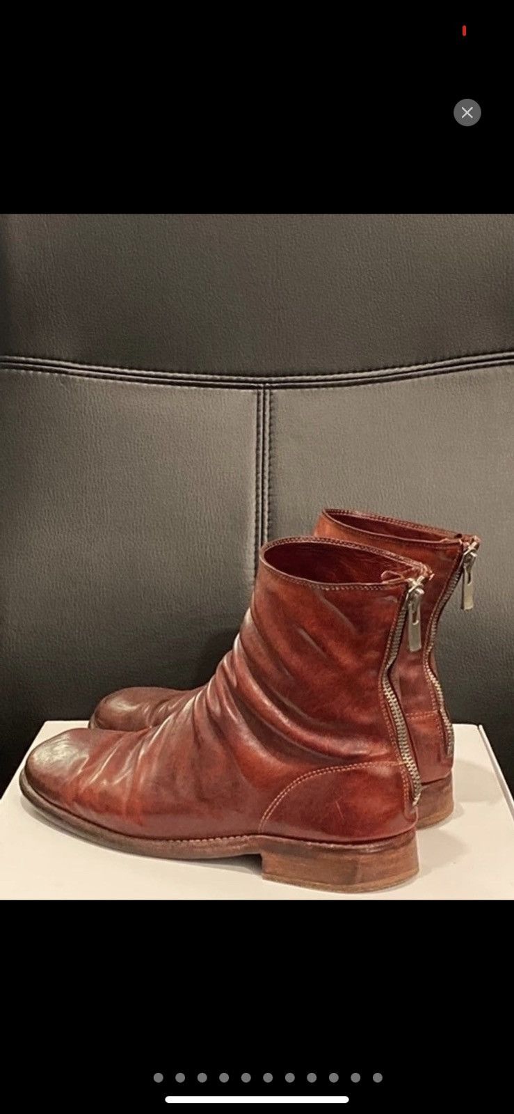 Guidi Guidi backzips oxblood. For specified buyer Size US 11 / EU 44 - 1 Thumbnail