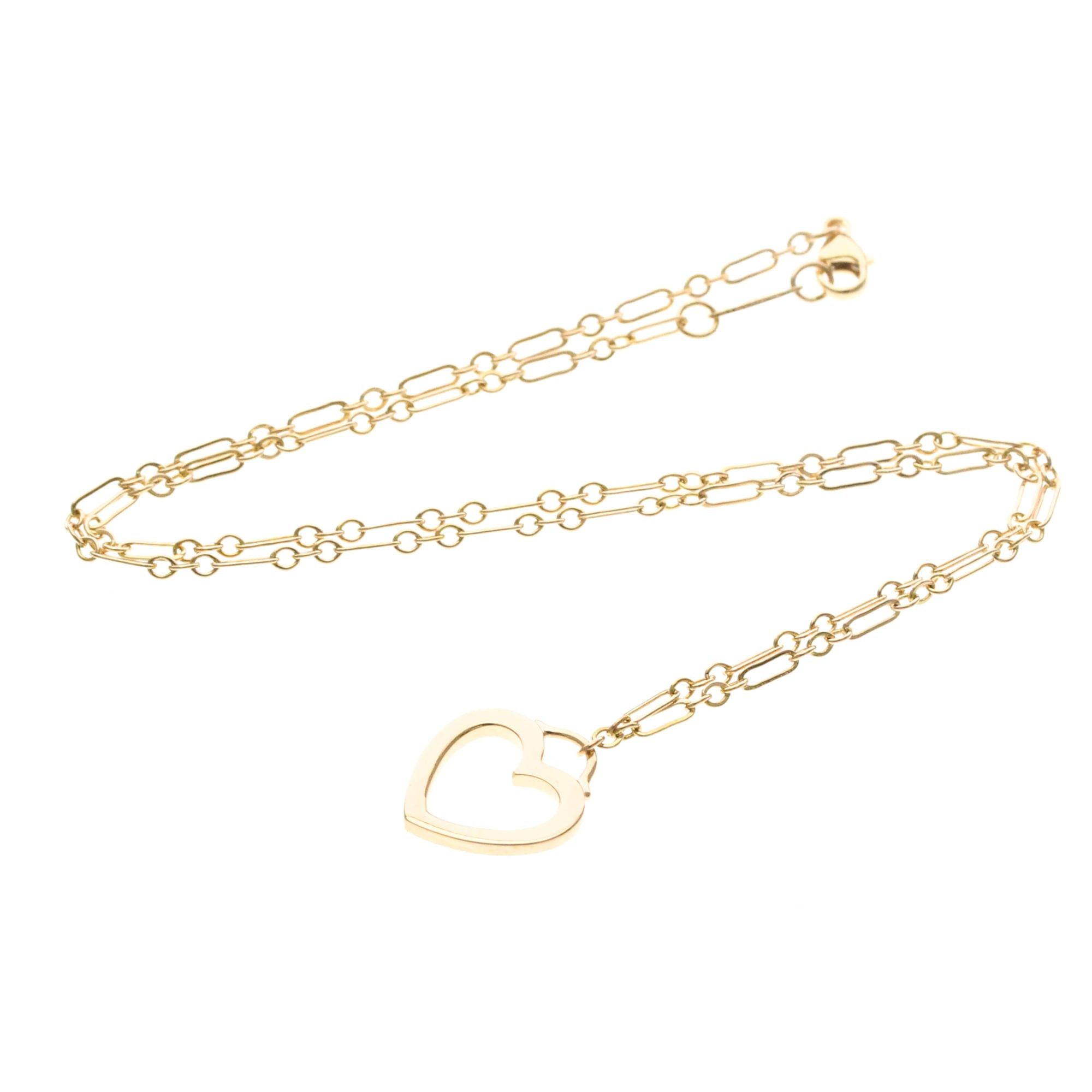 Tiffany & Co. Tiffany Sentimental Heart Necklace Pink Gold (18K) No Stone Men,Women Fashion Pendant Necklace (Pink Gold) Size ONE SIZE - 12 Thumbnail