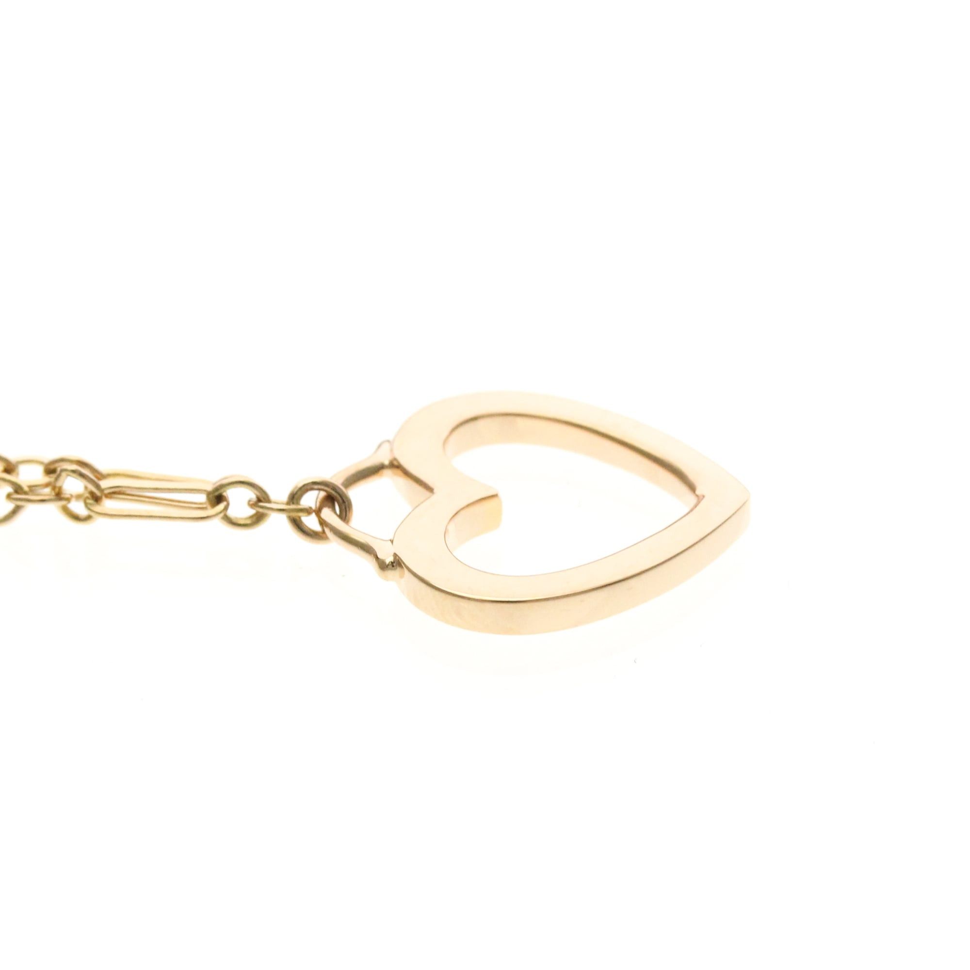 Tiffany & Co. Tiffany Sentimental Heart Necklace Pink Gold (18K) No Stone Men,Women Fashion Pendant Necklace (Pink Gold) Size ONE SIZE - 5 Thumbnail