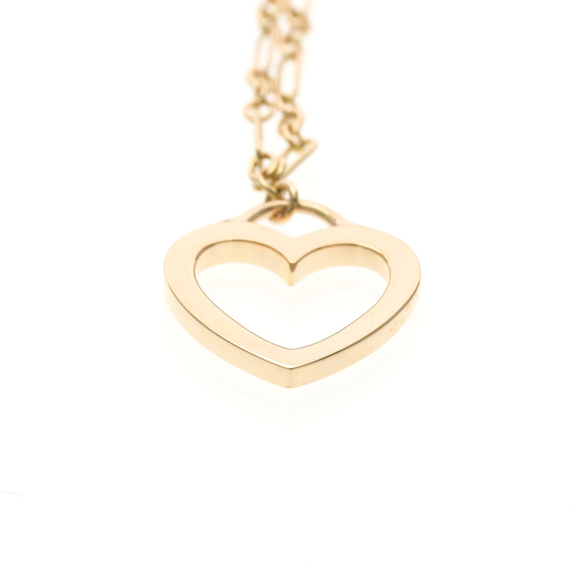 Tiffany & Co. Tiffany Sentimental Heart Necklace Pink Gold (18K) No Stone Men,Women Fashion Pendant Necklace (Pink Gold) Size ONE SIZE - 4 Thumbnail