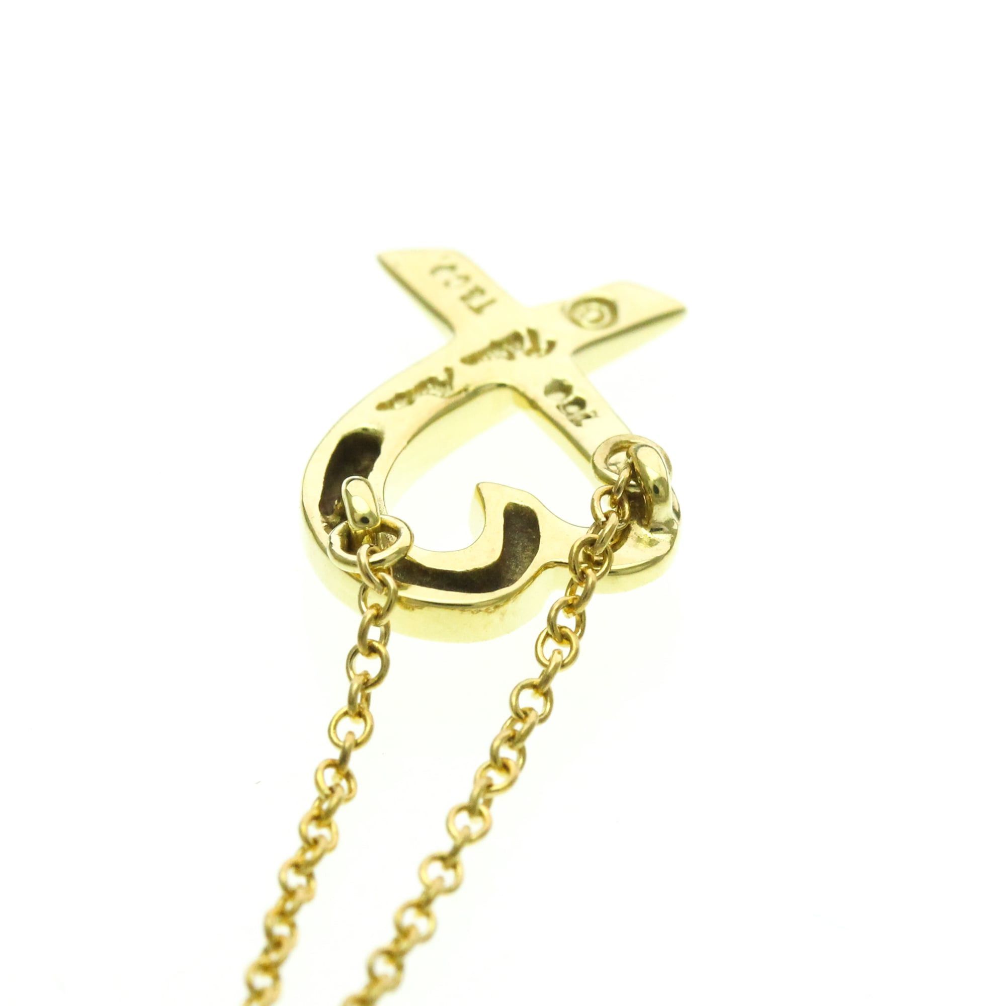 Tiffany & Co. Tiffany Loving Heart Necklace Yellow Gold (18K) No Stone Men,Women Fashion Pendant Necklace (Gold) Size ONE SIZE - 7 Thumbnail