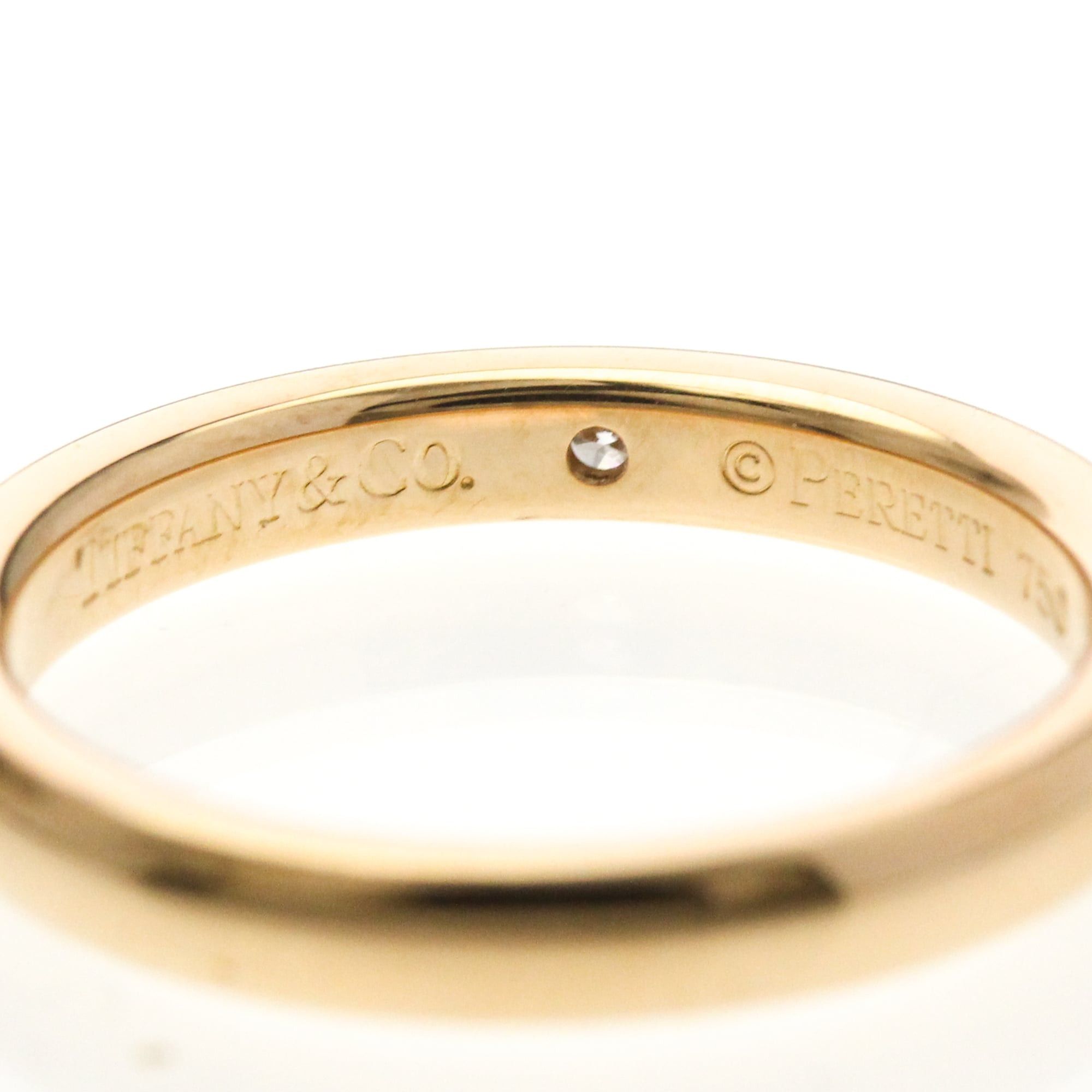 Tiffany & Co. Tiffany Stacking Band Ring 1P Diamond Pink Gold (18K) Fashion Diamond Band Ring Pink Gold Size ONE SIZE - 7 Thumbnail