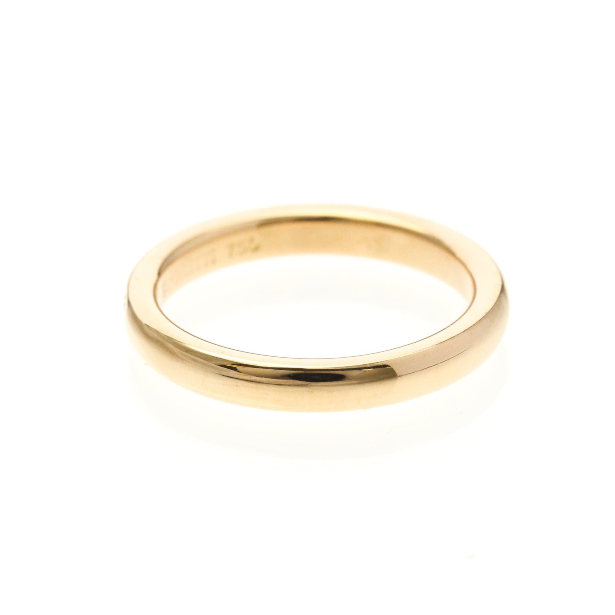 Tiffany & Co. Tiffany Stacking Band Ring 1P Diamond Pink Gold (18K) Fashion Diamond Band Ring Pink Gold Size ONE SIZE - 2 Thumbnail