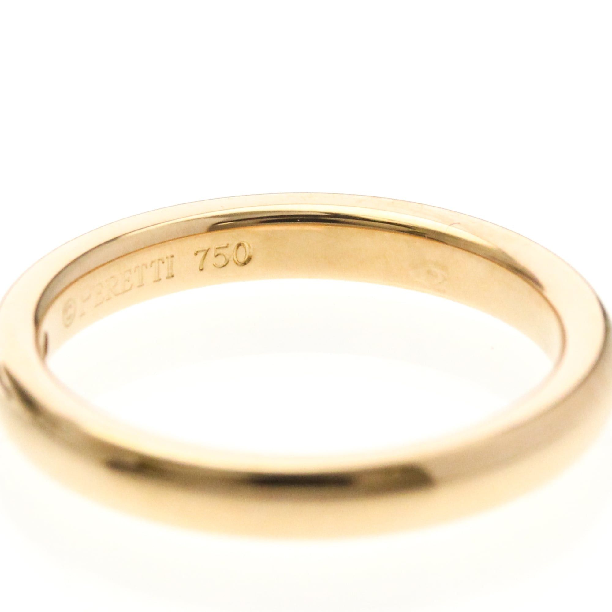 Tiffany & Co. Tiffany Stacking Band Ring 1P Diamond Pink Gold (18K) Fashion Diamond Band Ring Pink Gold Size ONE SIZE - 6 Thumbnail