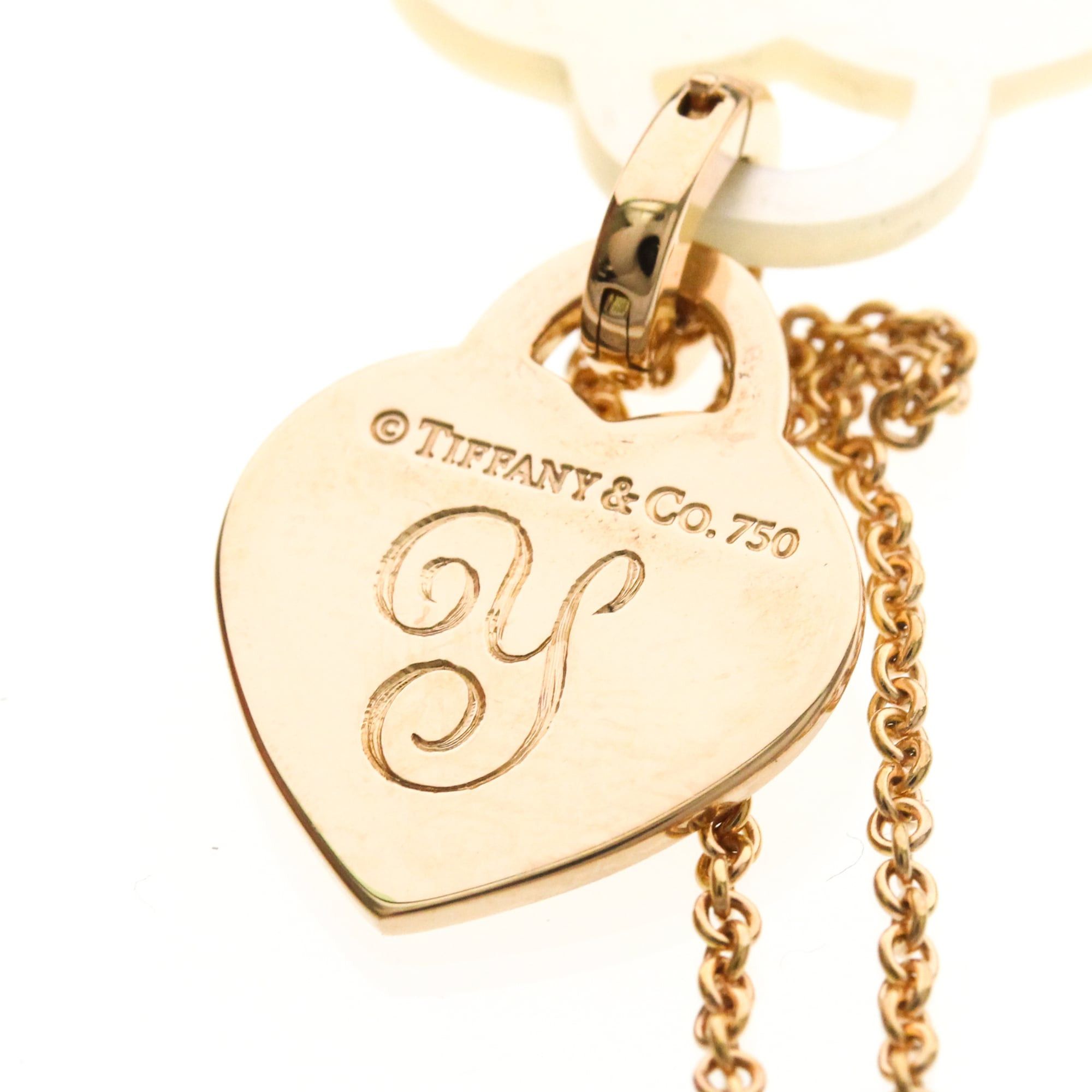 Tiffany & Co. Tiffany Return To Tiffany Pink Gold (18K) Mother Of Pearl Women,Men Fashion Pendant Necklace (Pink Gold) Size ONE SIZE - 9 Thumbnail